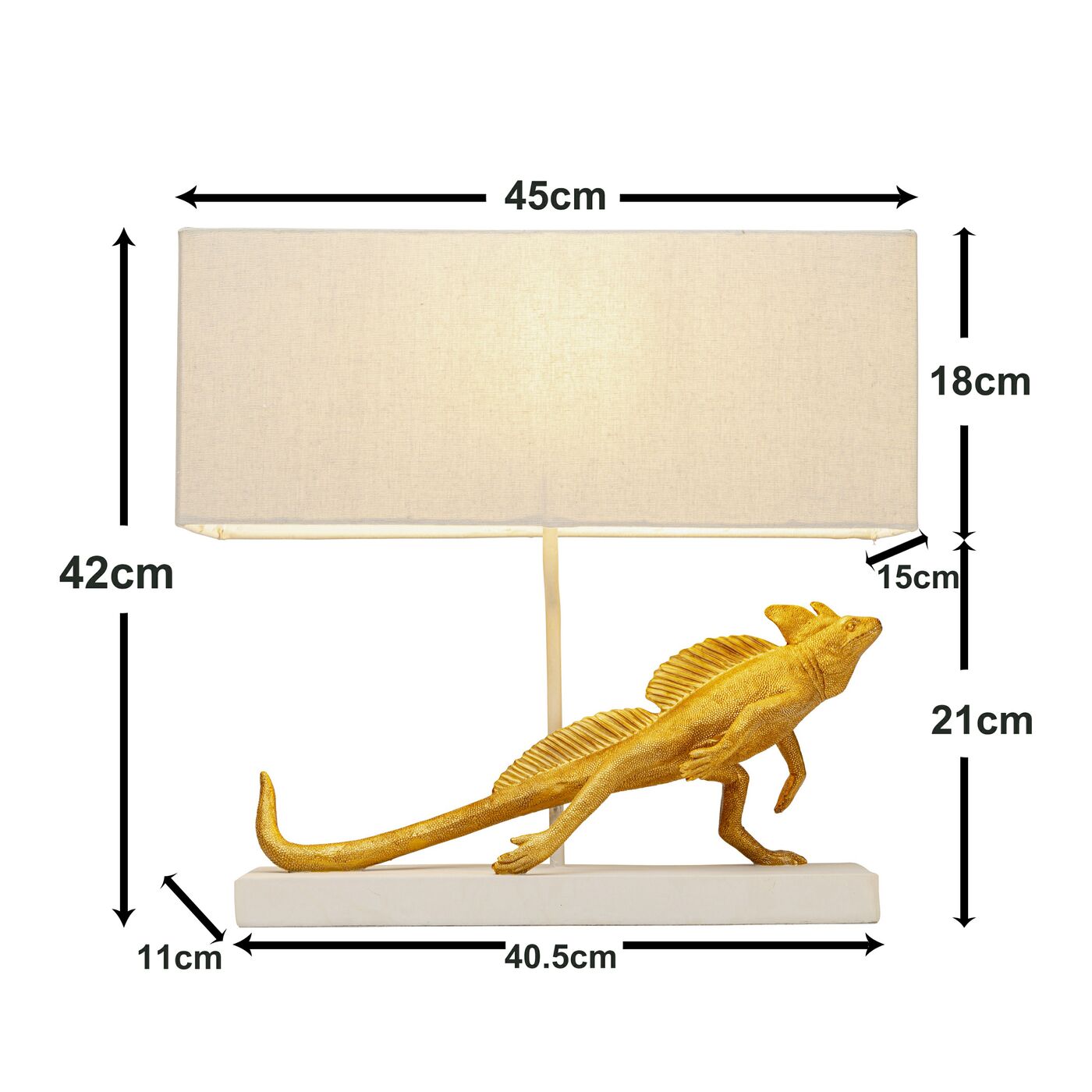 Светильник настольный Lizard 42cm от KARE Design