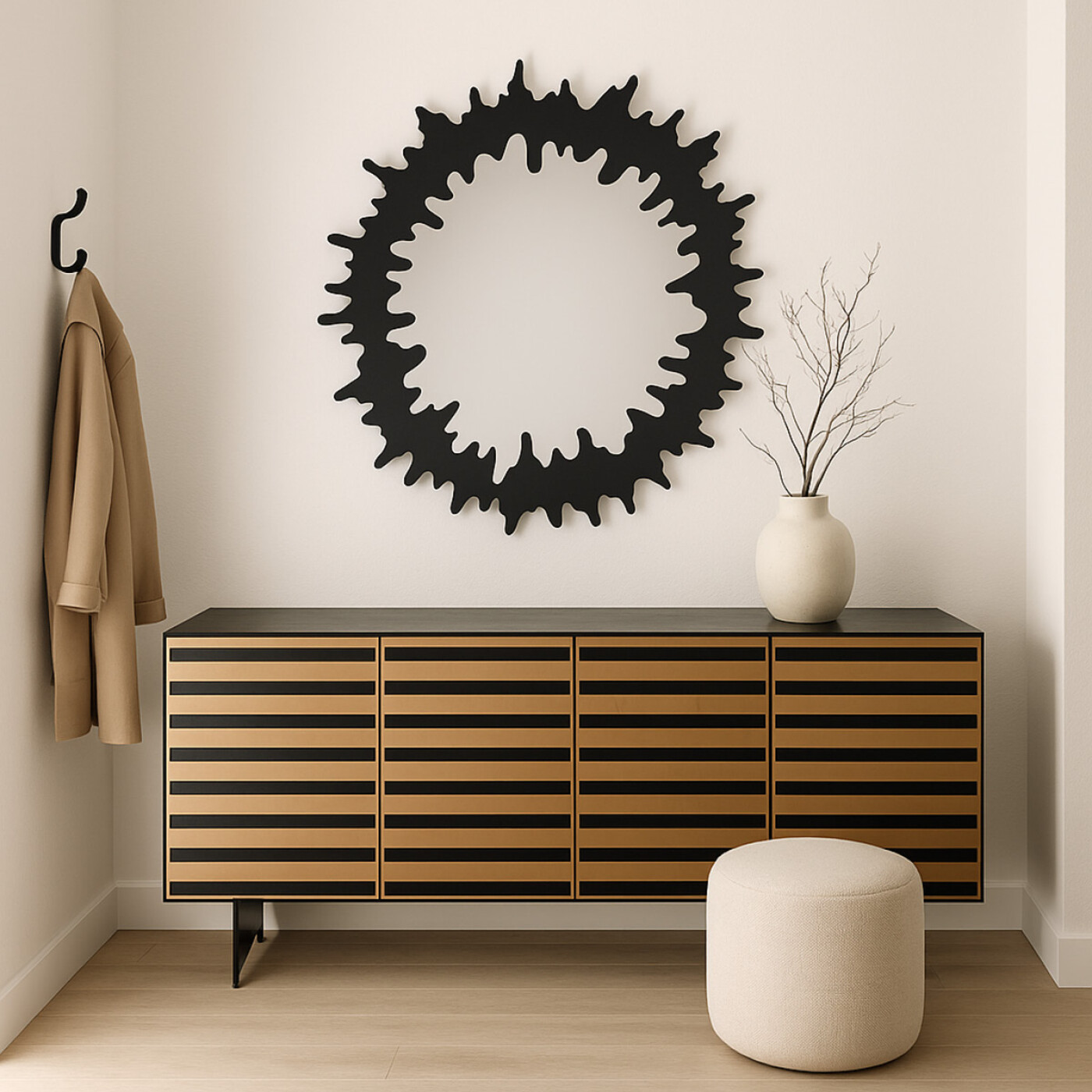 Зеркало Sunbeam Ø120cm от KARE Design