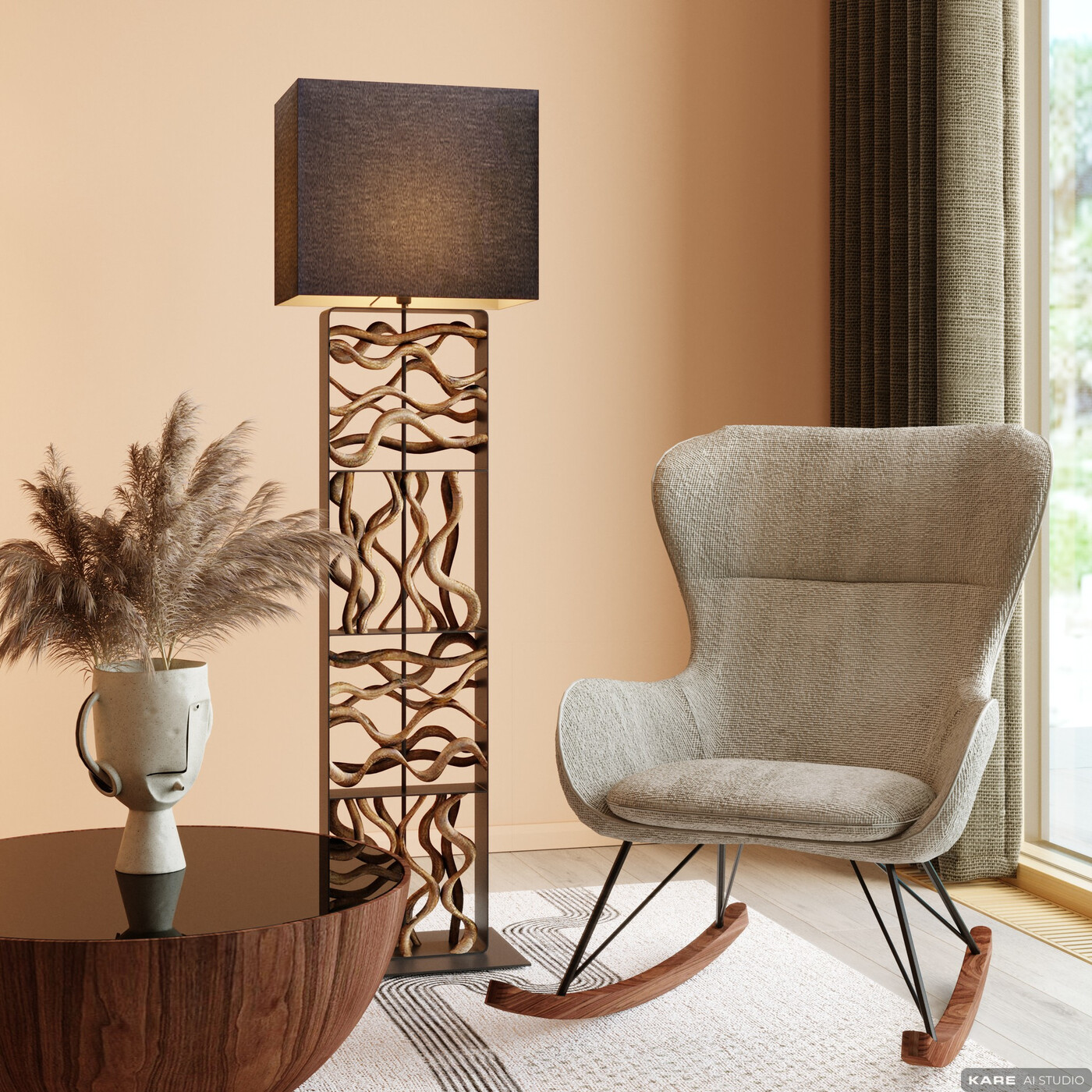 Светильник напольный Lamp Nature Wave от KARE Design