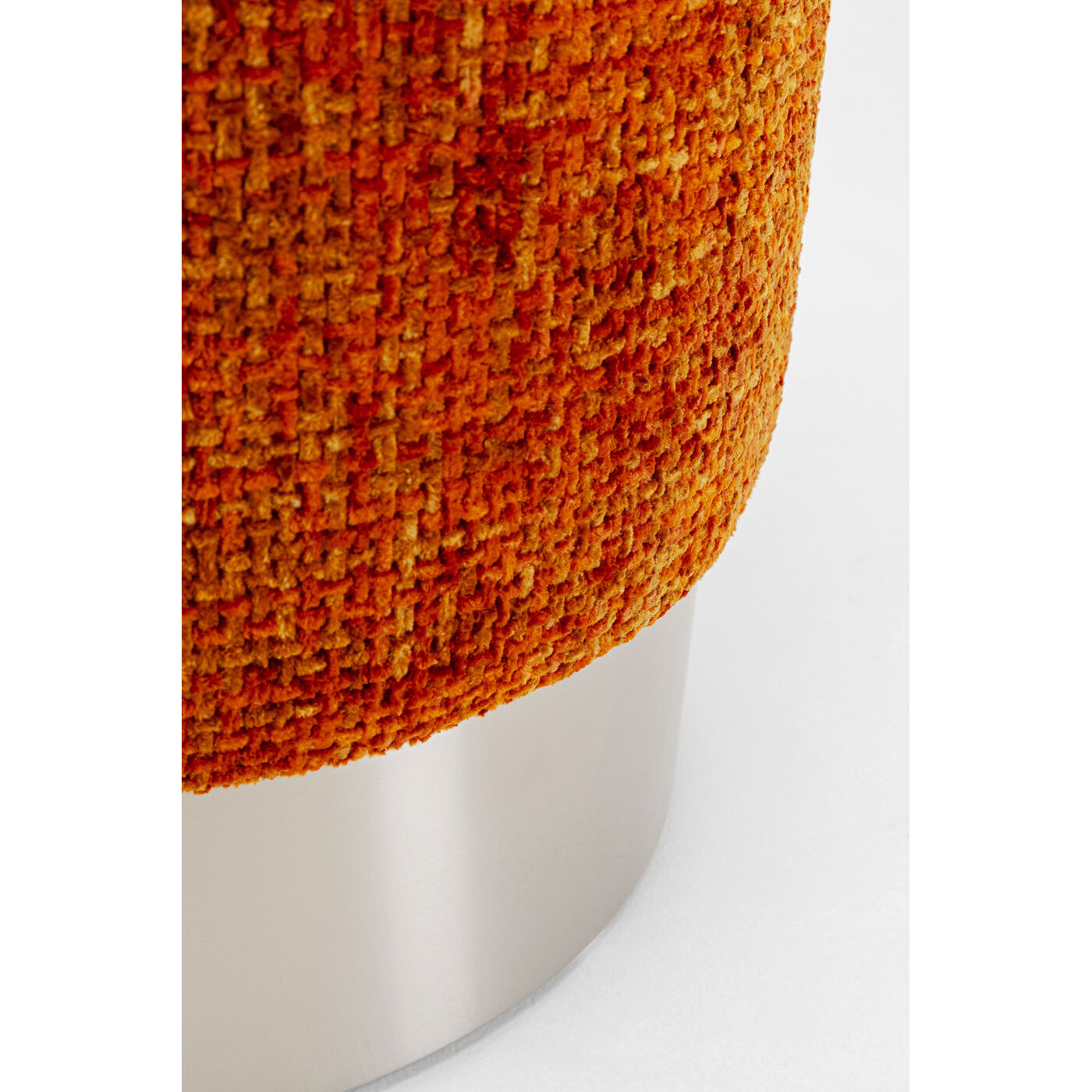 Пуф Cherry Dining Silber Orange Ø39cm от KARE Design