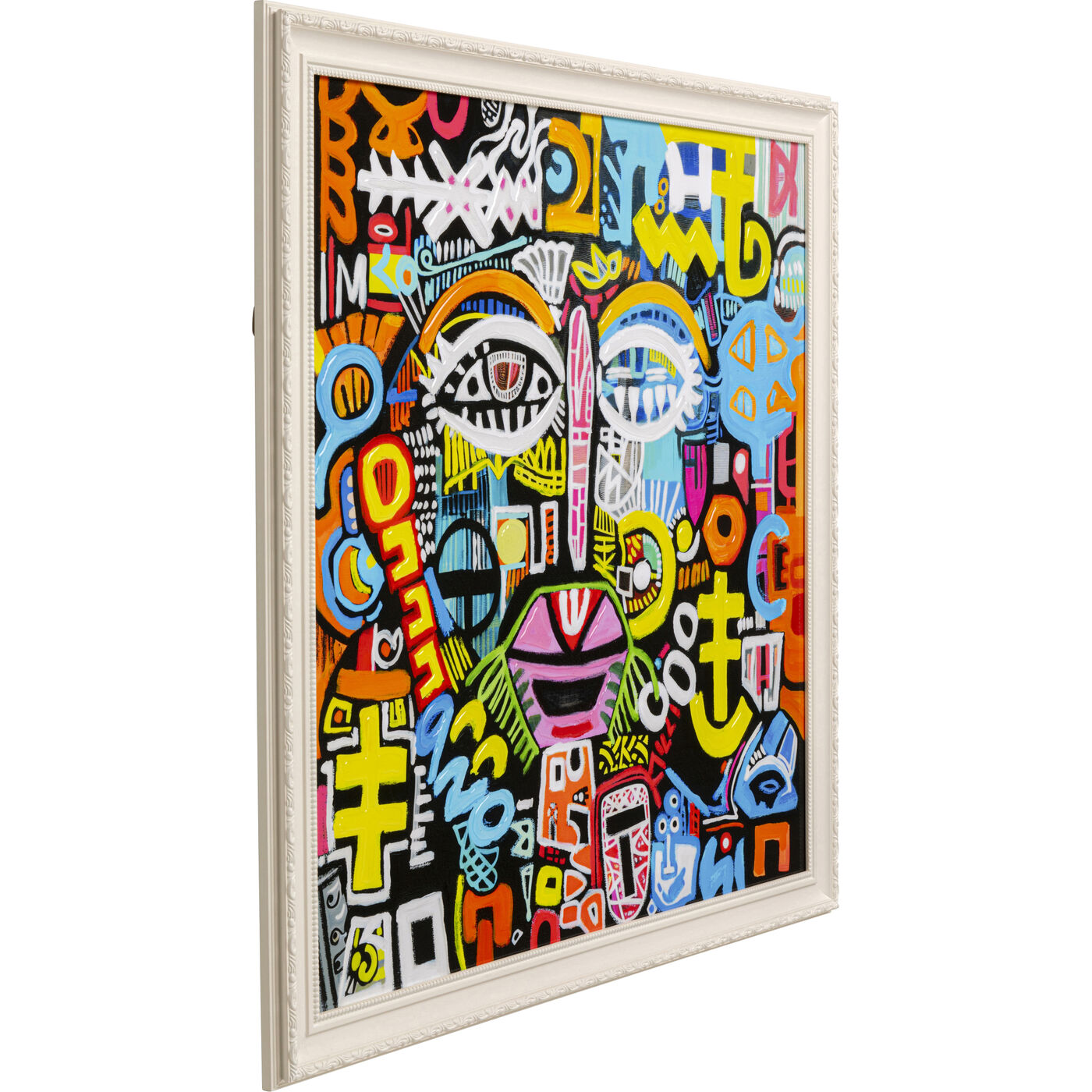 Картина в раме Muse Face «Лицо» 80x80 см