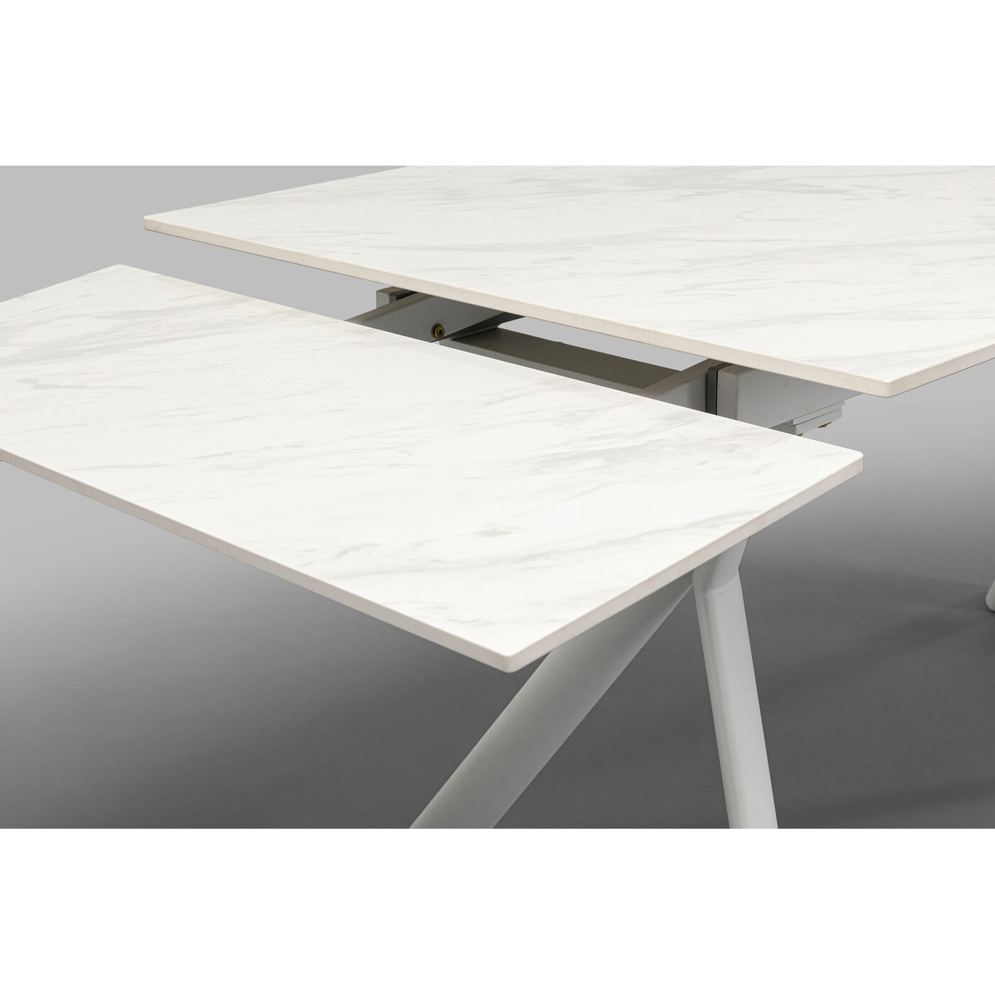 Стол обеденный раздвижной Xenia White 140(30+30)x80 см от KARE Design