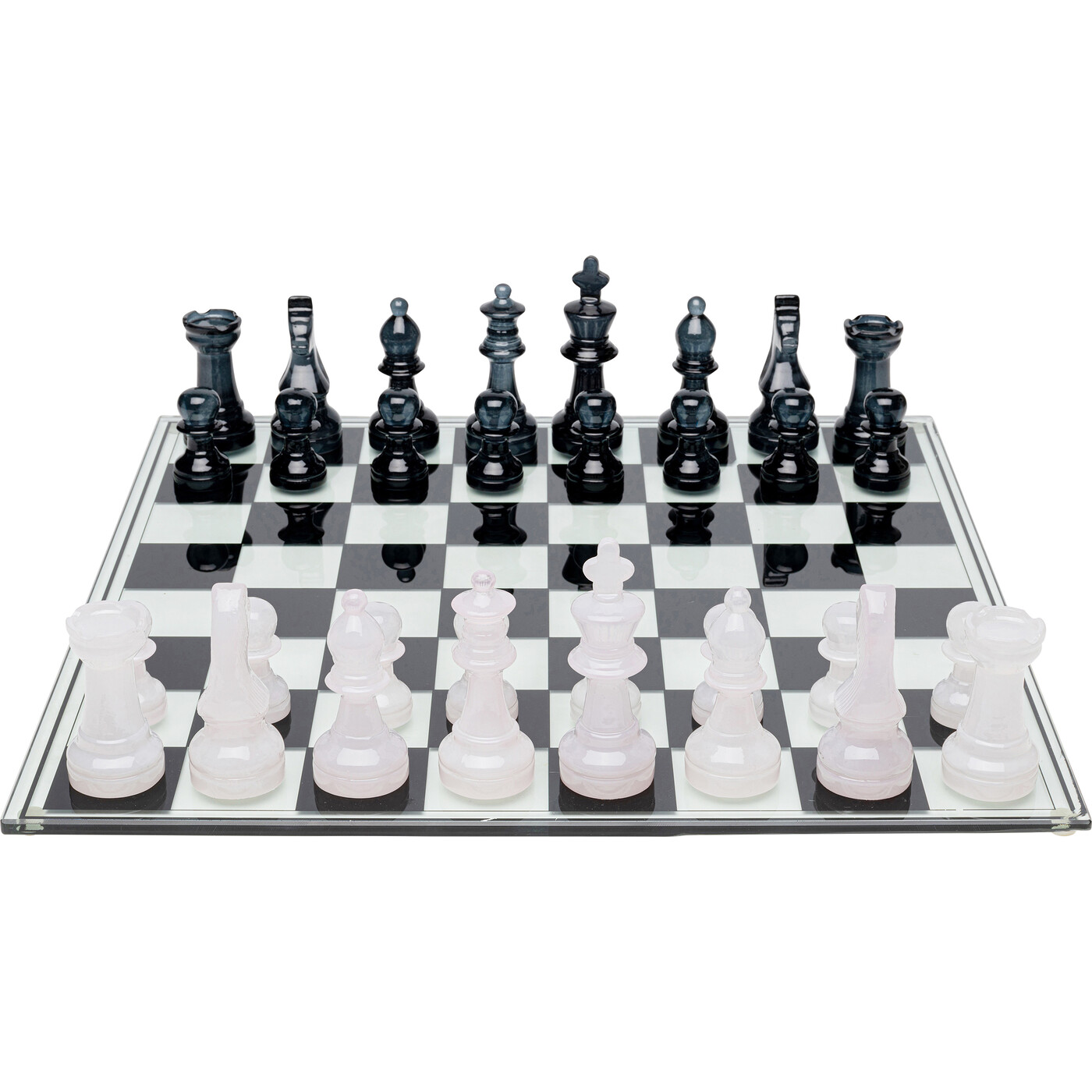Объект декоративный Chess Transparent «Прозрачные шахматы» 60x60 см от KARE Design
