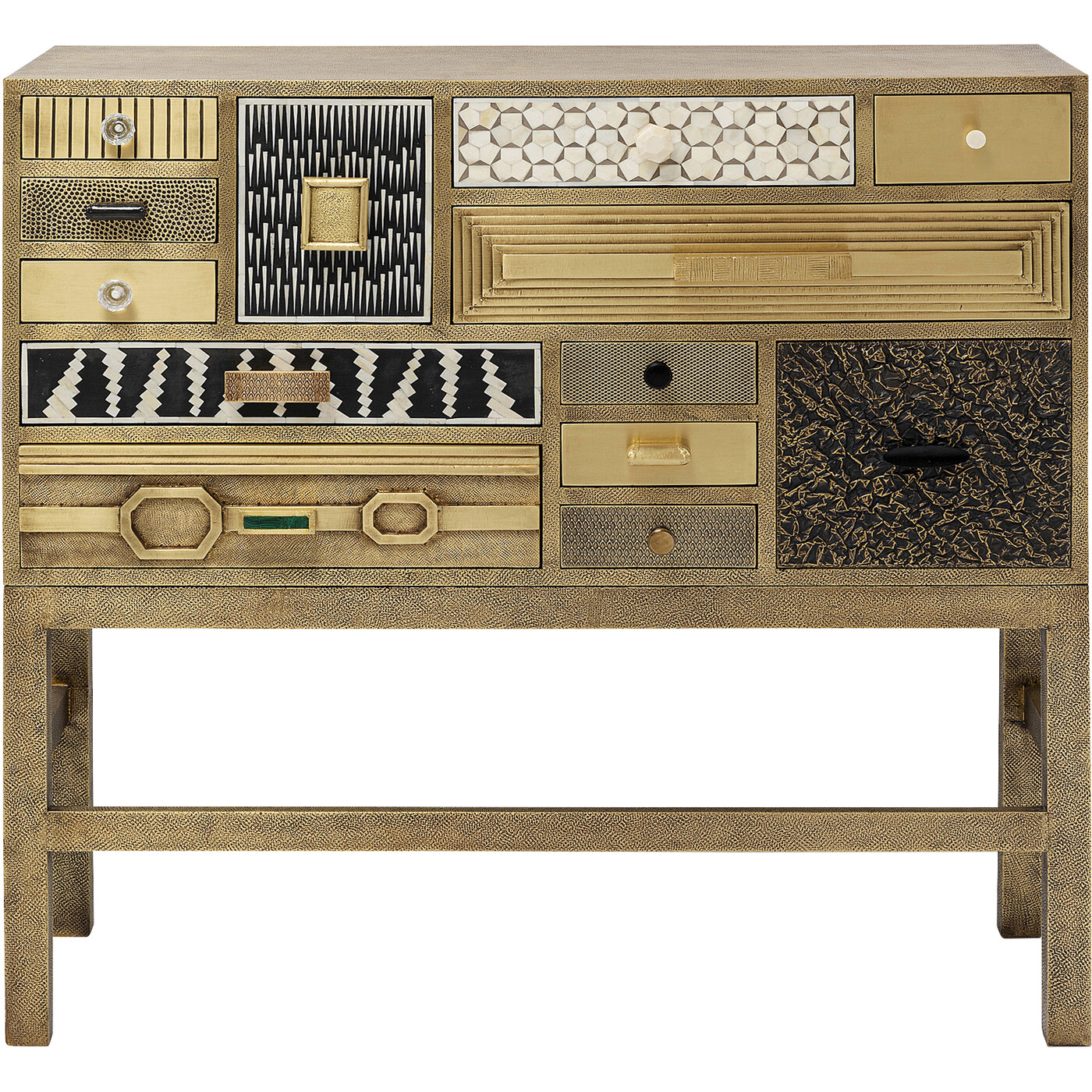 Комод высокий Chalet Gold 13 ящиков от KARE Design