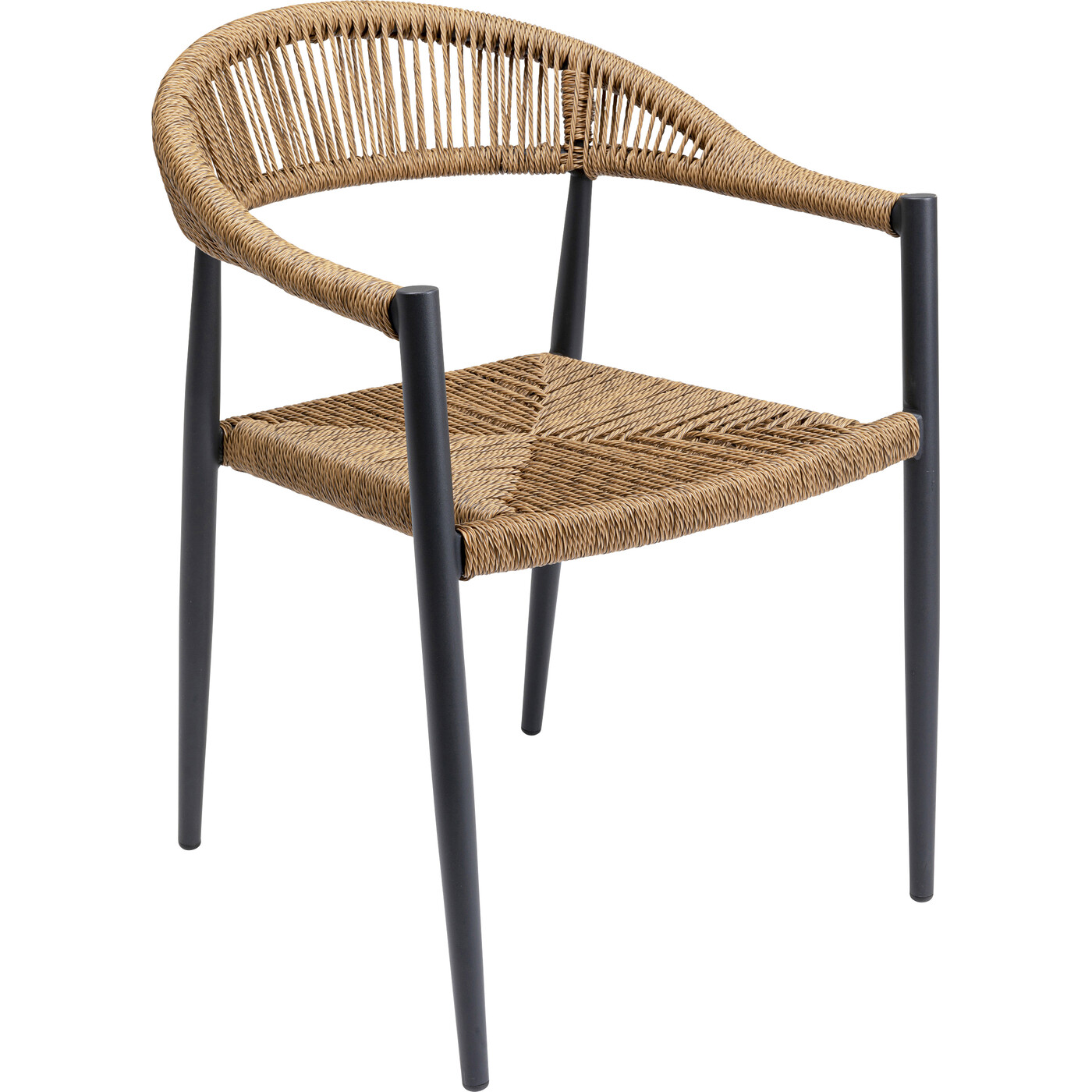 Стул с подлокотниками Cala Pi Beige от KARE Design