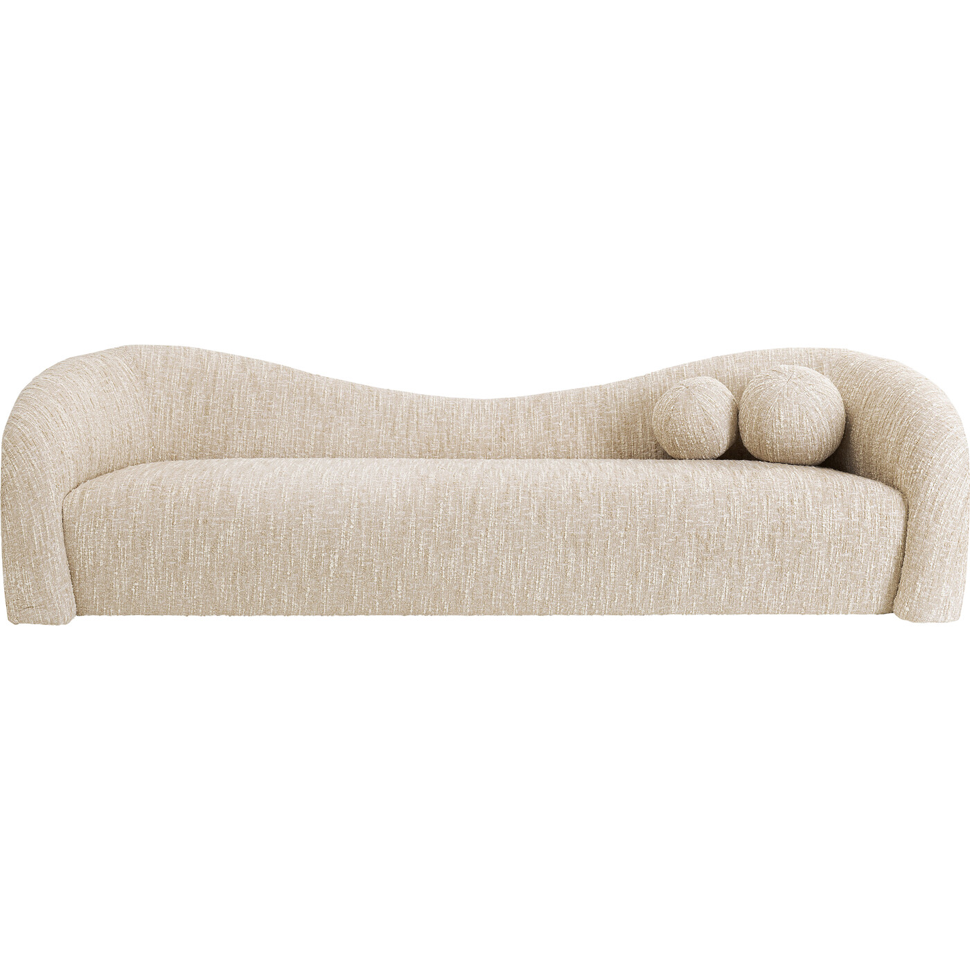 Диван 3-х местный Livia Melange Cream 261cm от KARE Design