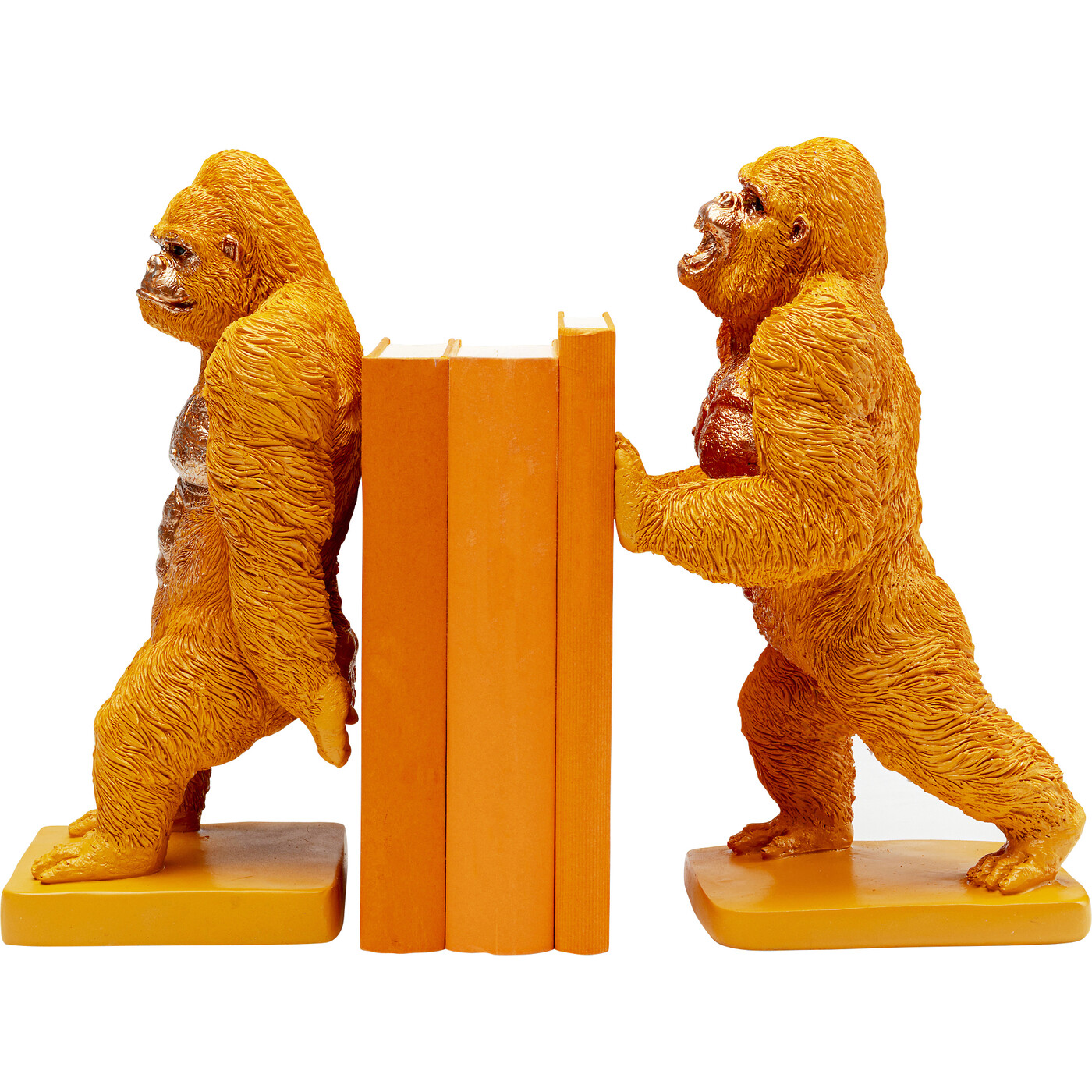 Держатель для книг Gorilla «Горилла» (2 шт), Оранжевый от KARE Design