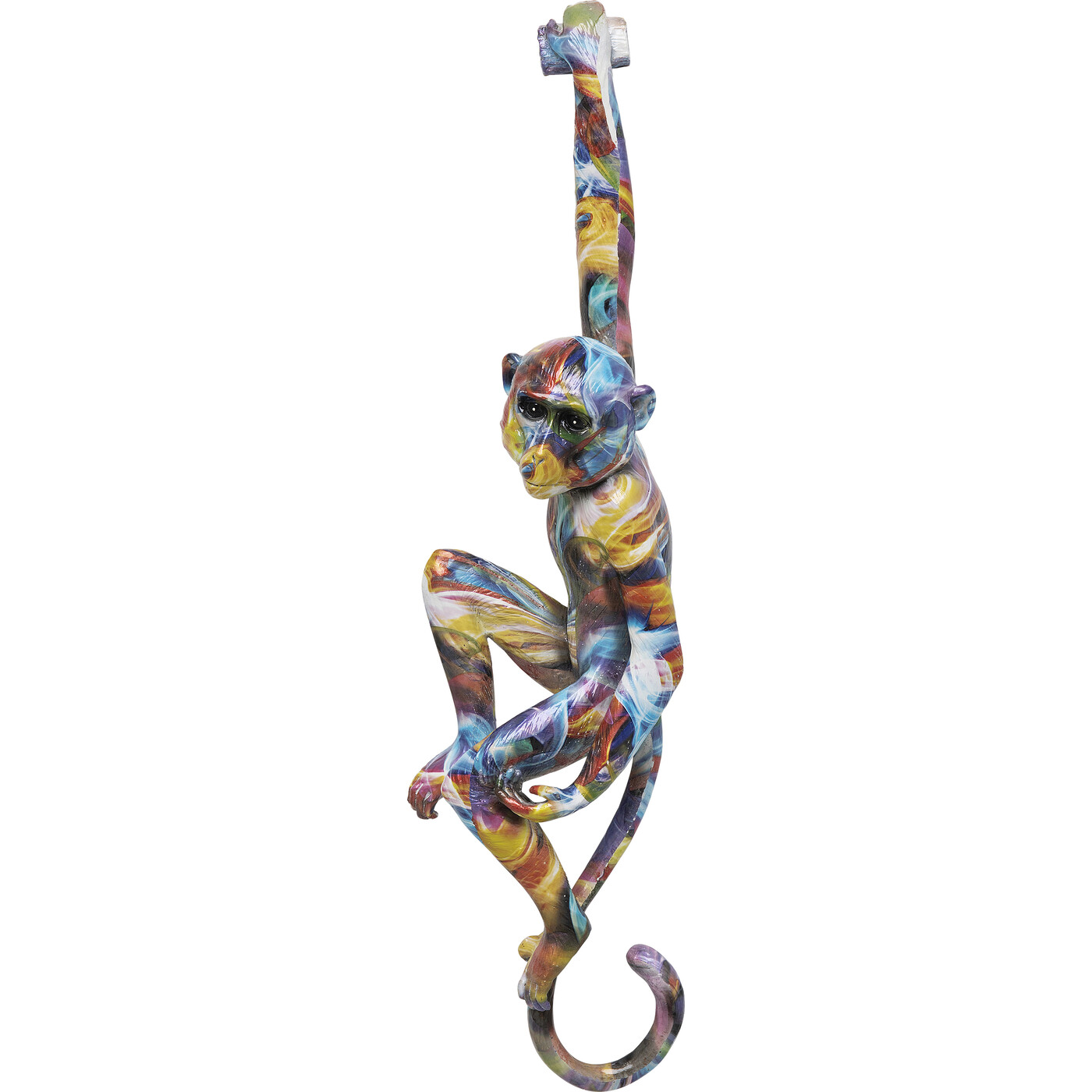 Украшение на стену Hanging Ape Colorful «Разноцветная висящая обезьяна» от KARE Design