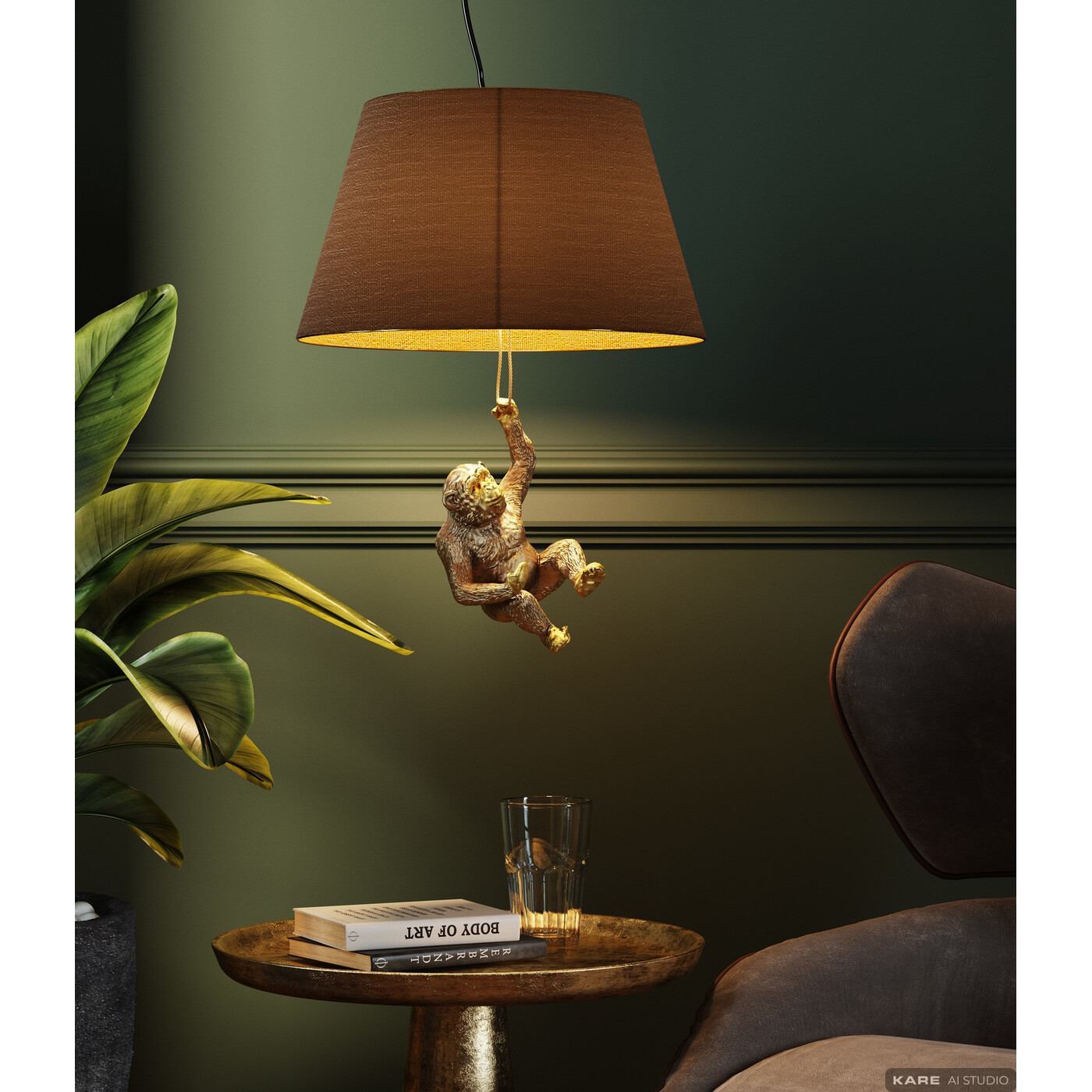 Светильник подвесной "Бэби-обезьяна" Swinging Baby Ape от KARE Design