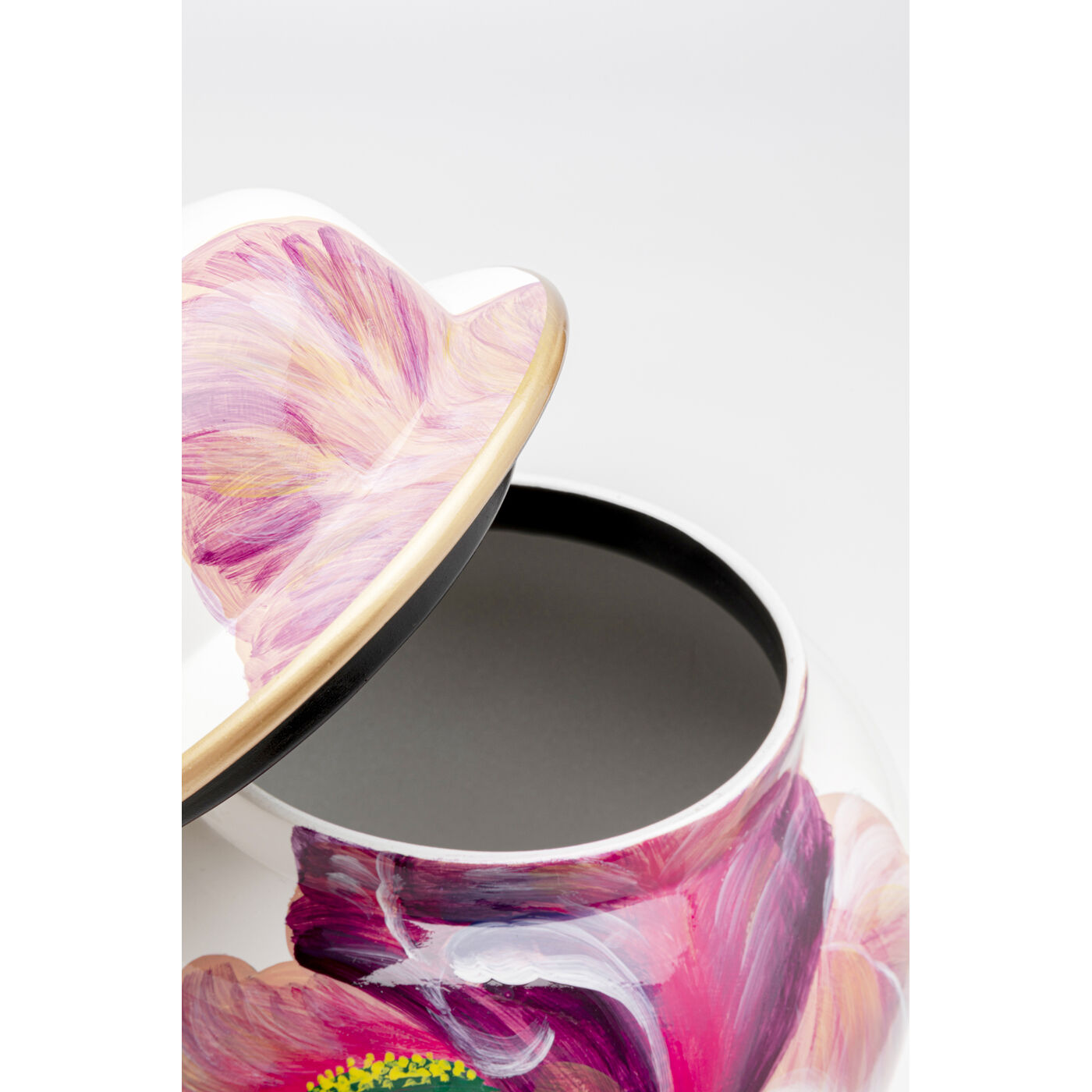 Банка декоративная Lillies «Лилии» Ø26 см, Розовый от KARE Design