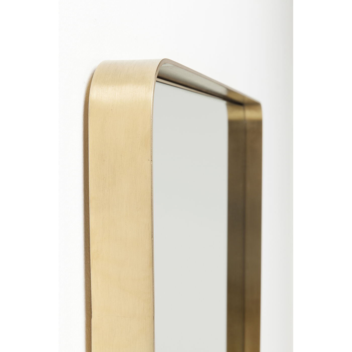 Зеркало Curve Rectangular Brass 120x80 см от KARE Design