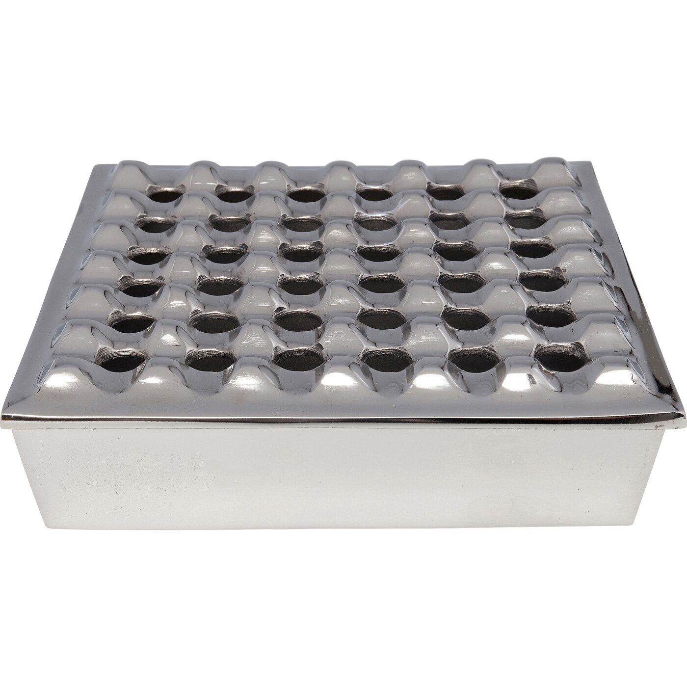 Пепельница Soho Square Silver 25x25 см от KARE Design