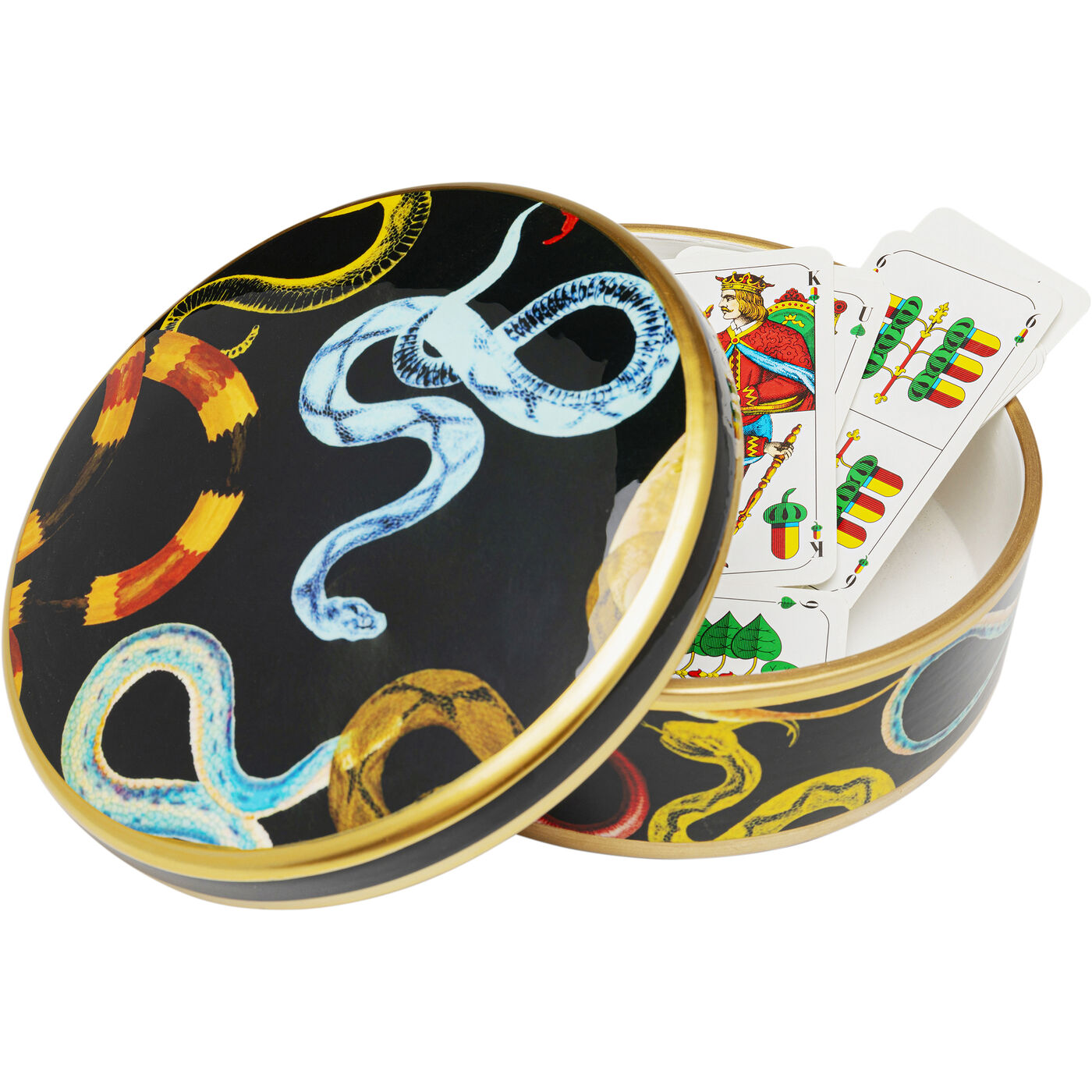 Банка декоративная Snake Party «Вечеринка змей» Ø19 см от KARE Design