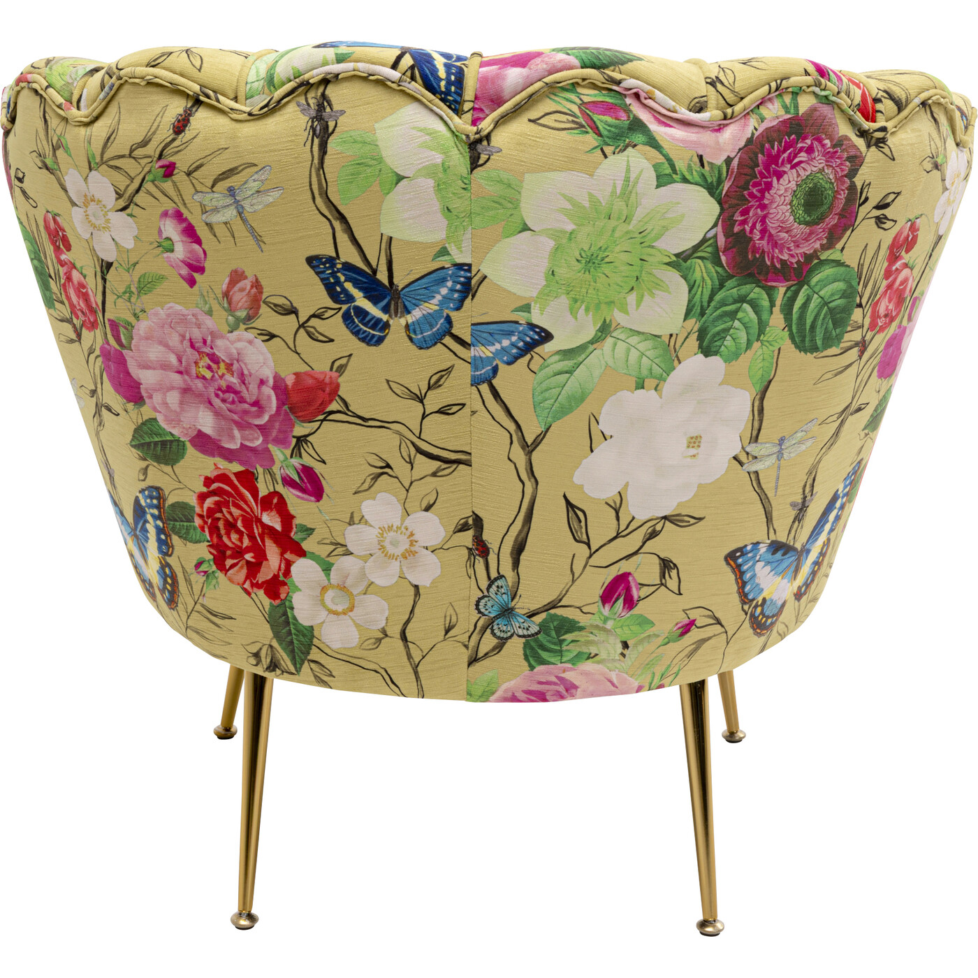 Кресло Water Lily Gold Flower Fever Yellow от KARE Design