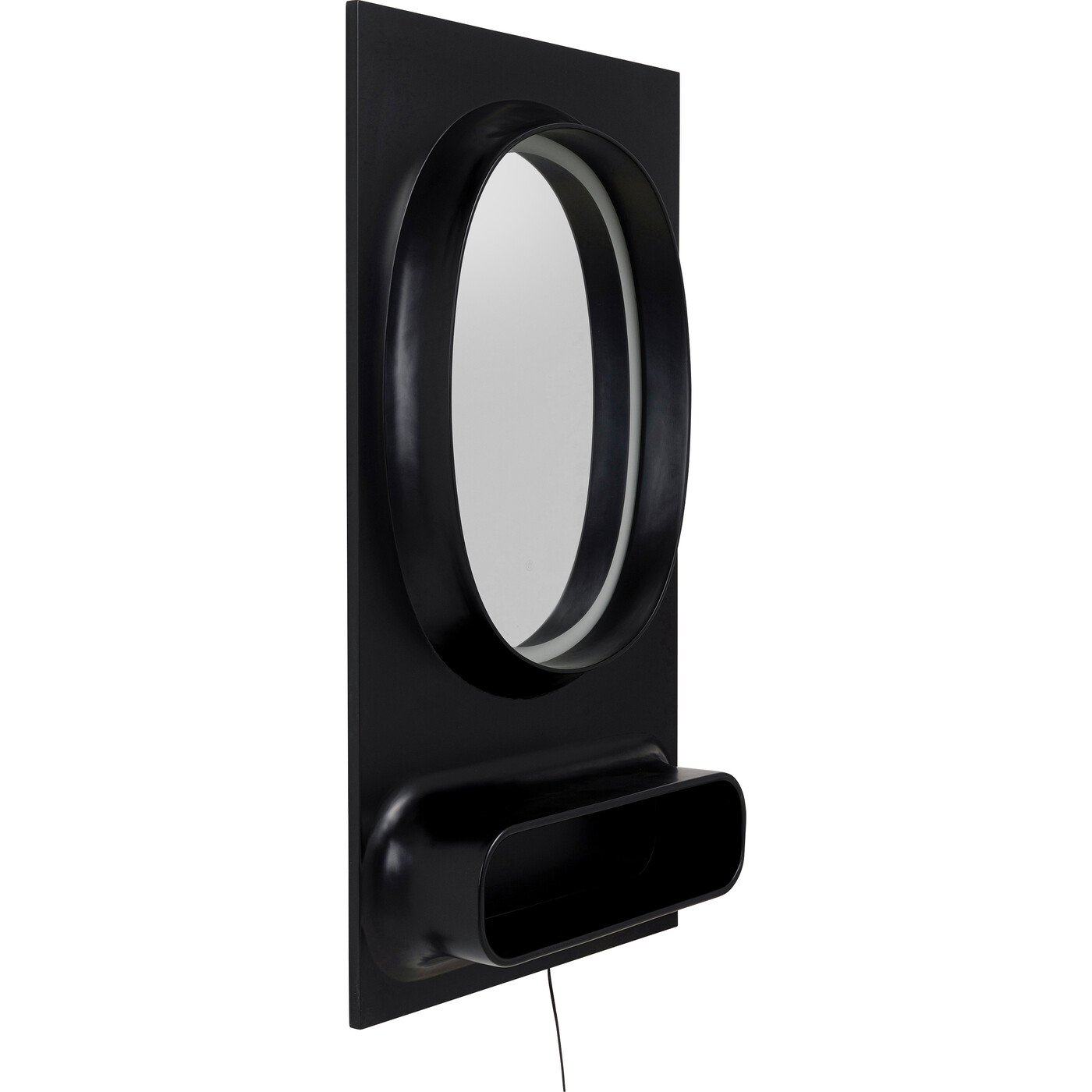 Зеркало настенное  KARE x Karim Rashid Aero LED Black 80x141 см от KARE Design