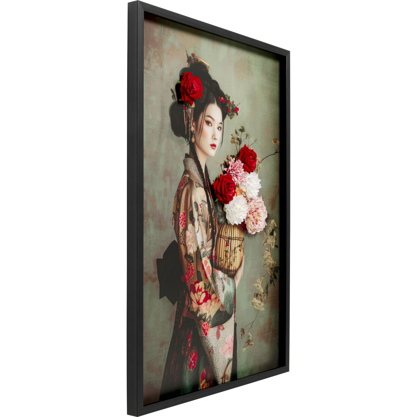 Картина на холсте Kimono Girl «Девушка в кимоно» 84x124 см