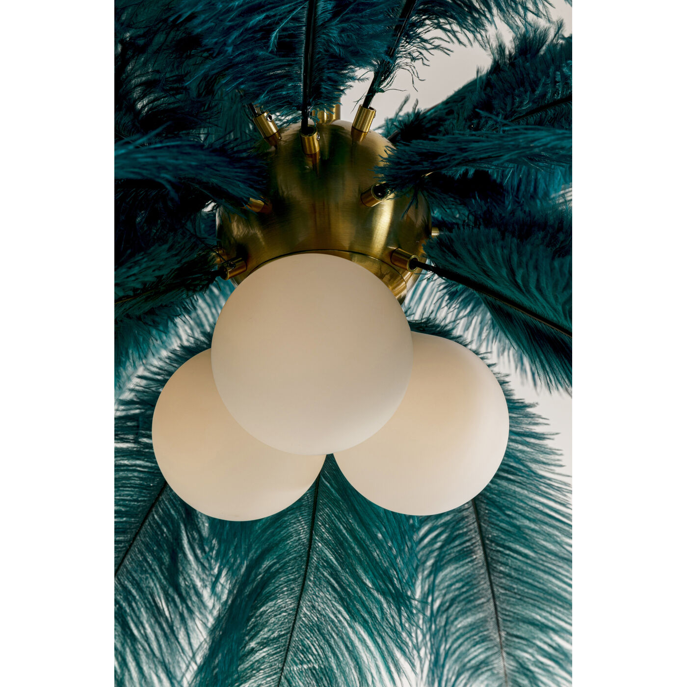 Светильник подвесной Feather Palm Green Ø60cm от KARE Design