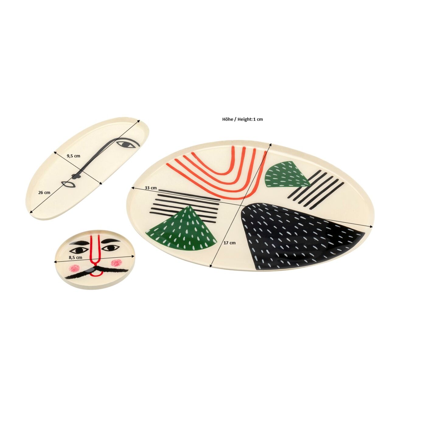 Тарелка Abstract Counterpart (3 шт) от KARE Design