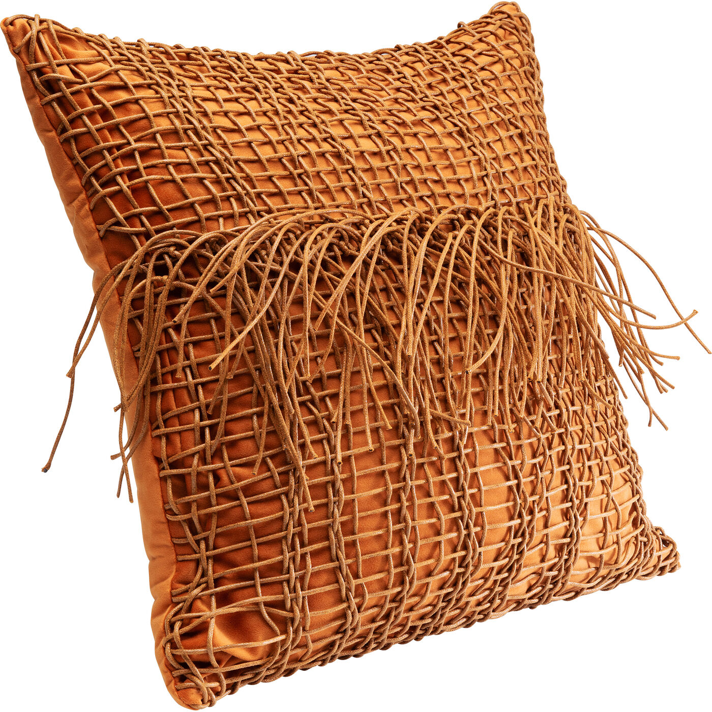 Подушка Zoe Fringes «Зои с бахромой» 45x45 см от KARE Design