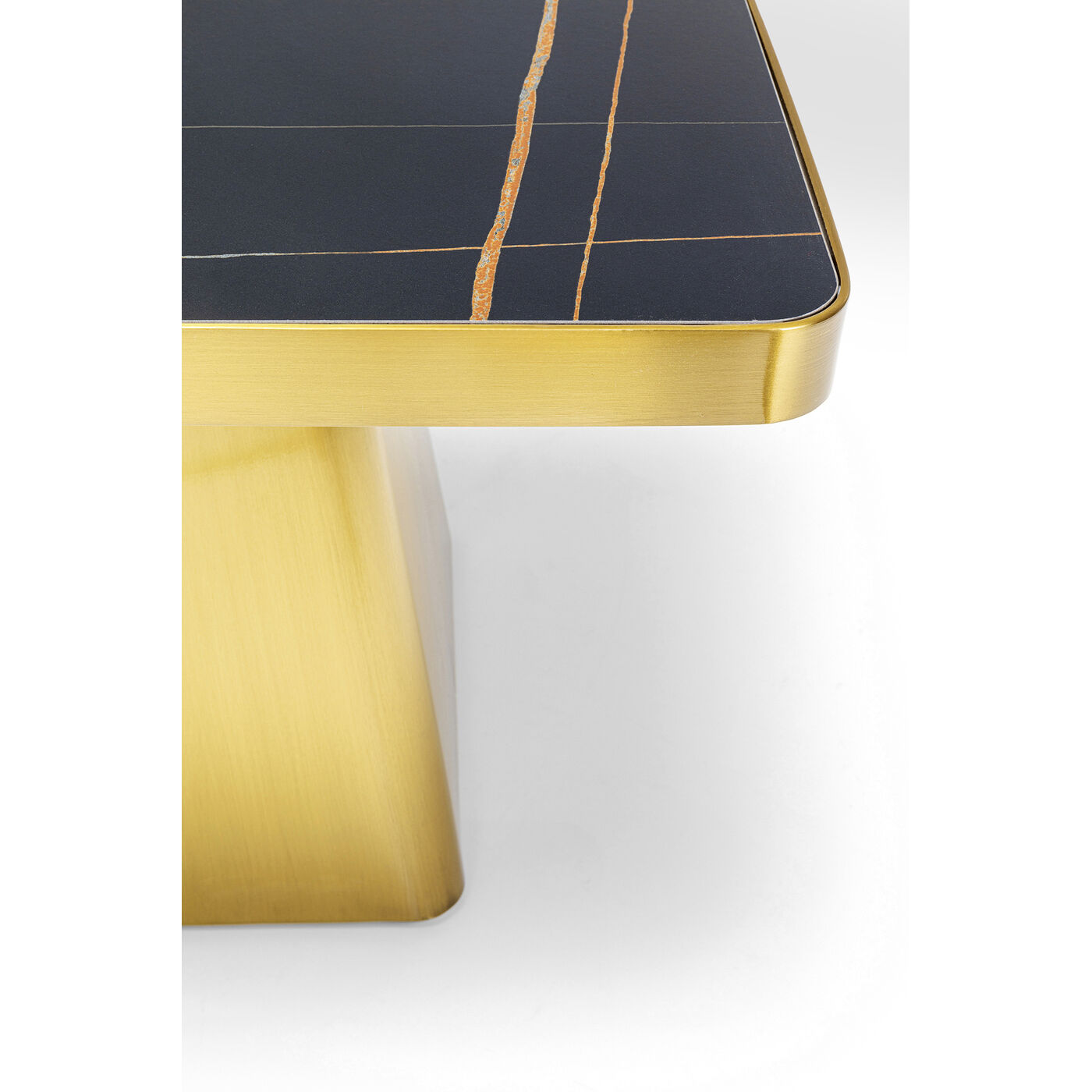 Стол кофейный Miler Gold 80x80 см от KARE Design