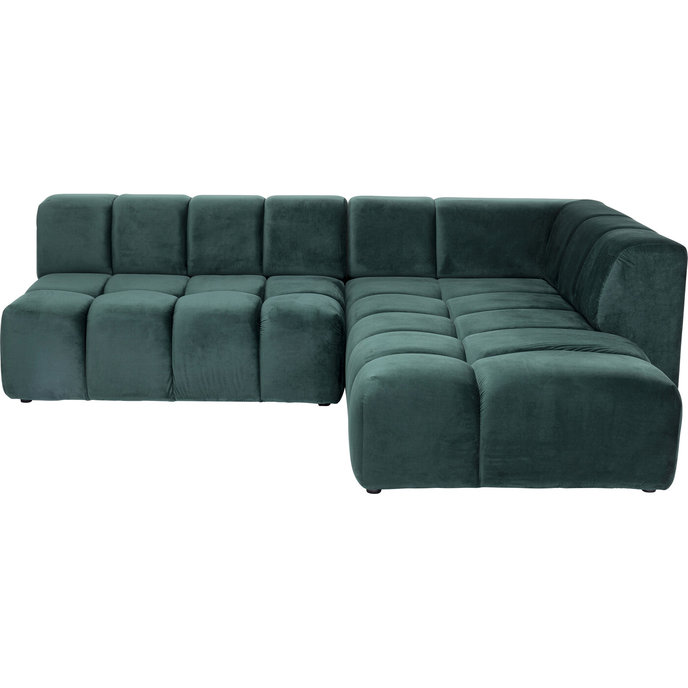 Диван угловой Belami Velvet Dark Green Right 265 см от KARE Design
