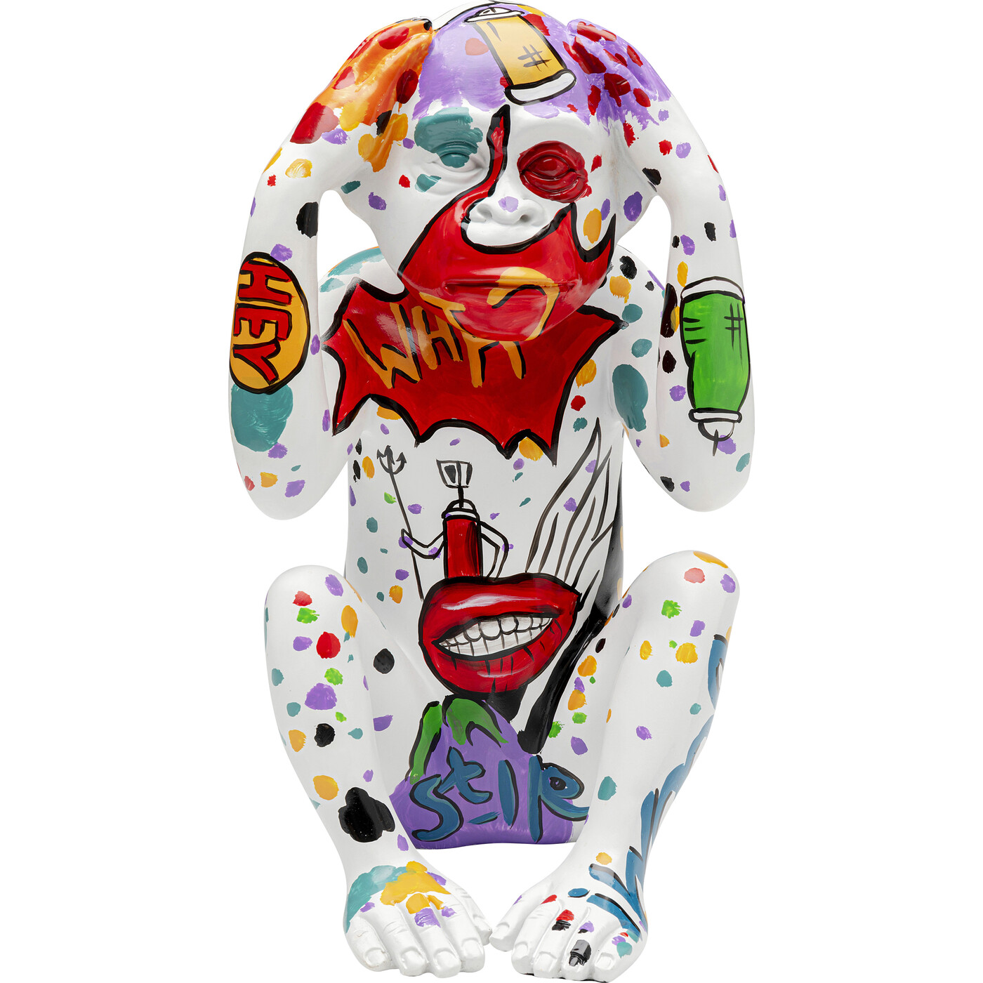 Фигура декоративная Graffiti Monkey «Обезьяна-граффити» 40 см от KARE Design