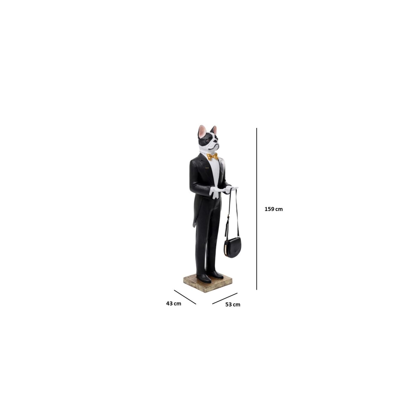 Фигура декоративная Butler Dog Alfred 160 см от KARE Design