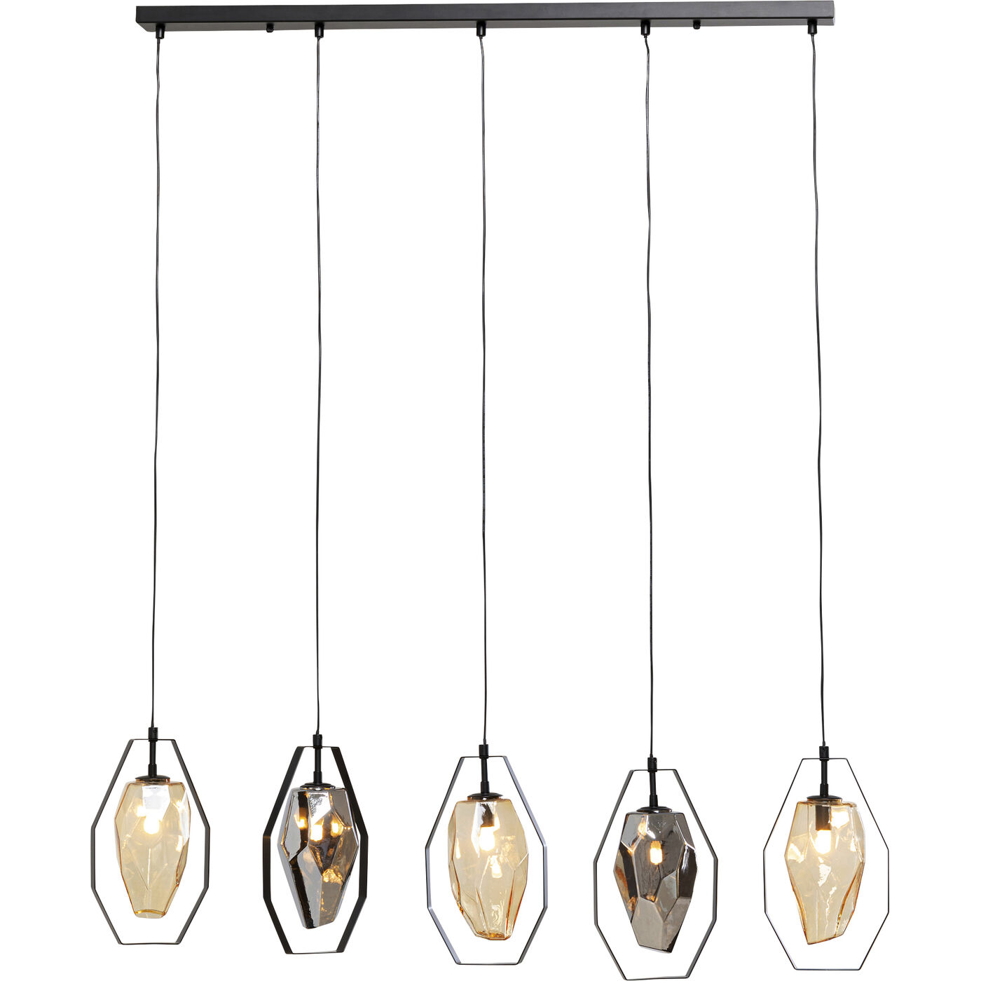 Светильник подвесной Diamond Fever Dining Black 110 см от KARE Design