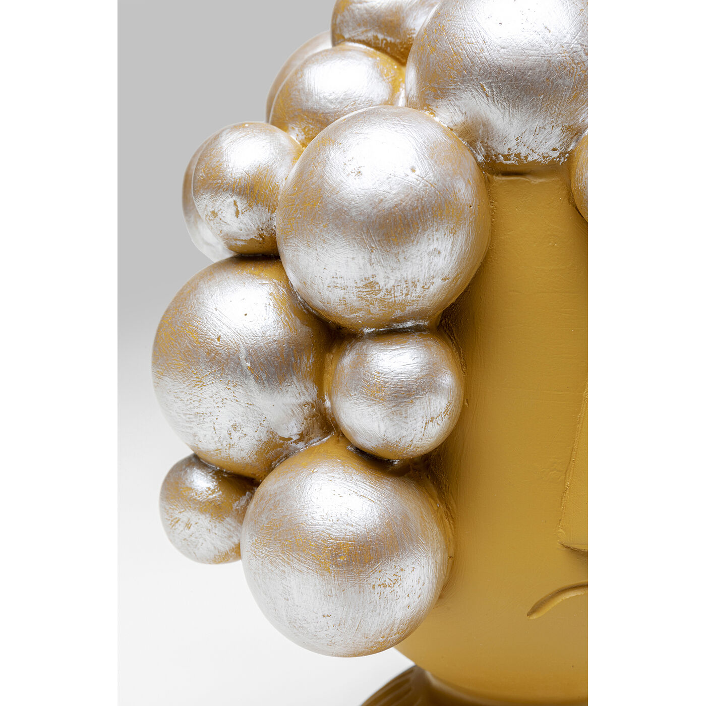 Объект декоративный Hairstyle «Причёска» 19 см, Жёлтый от KARE Design