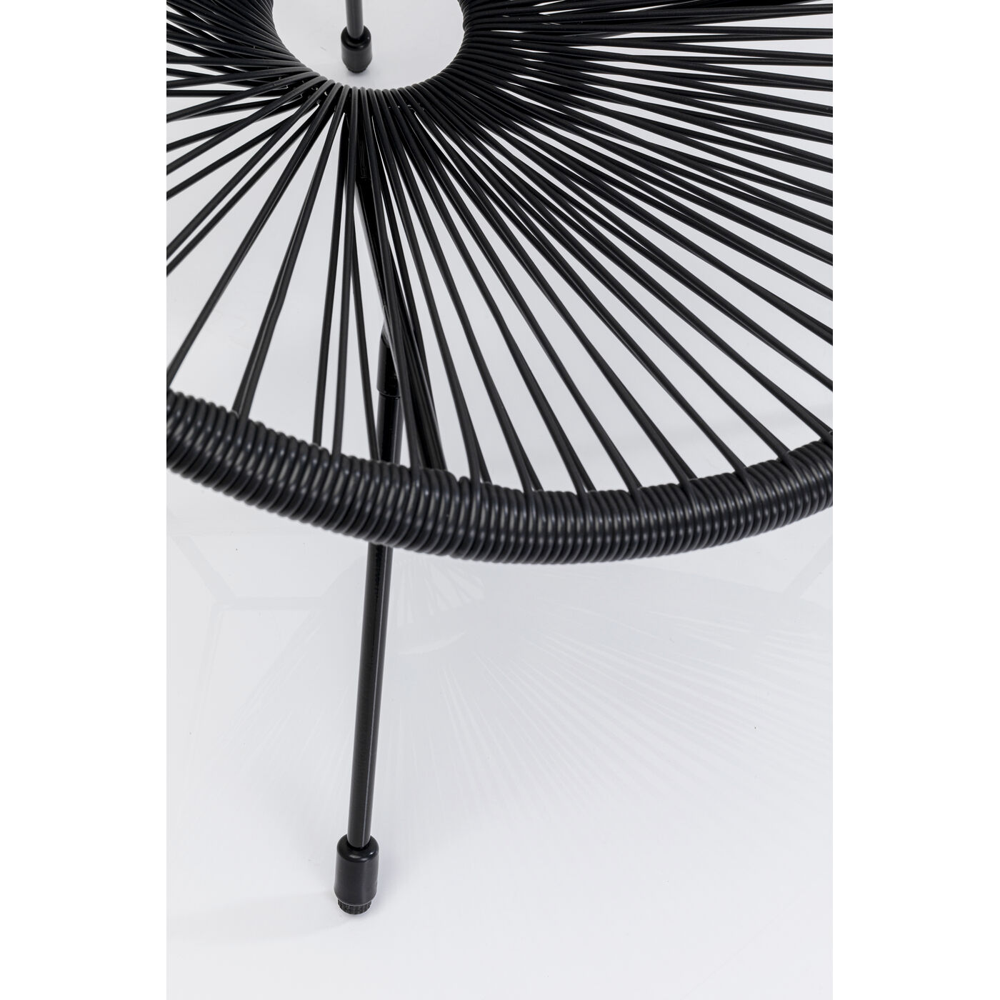 Комлект кресло + столик Acapulco Black (2 предмета) от KARE Design