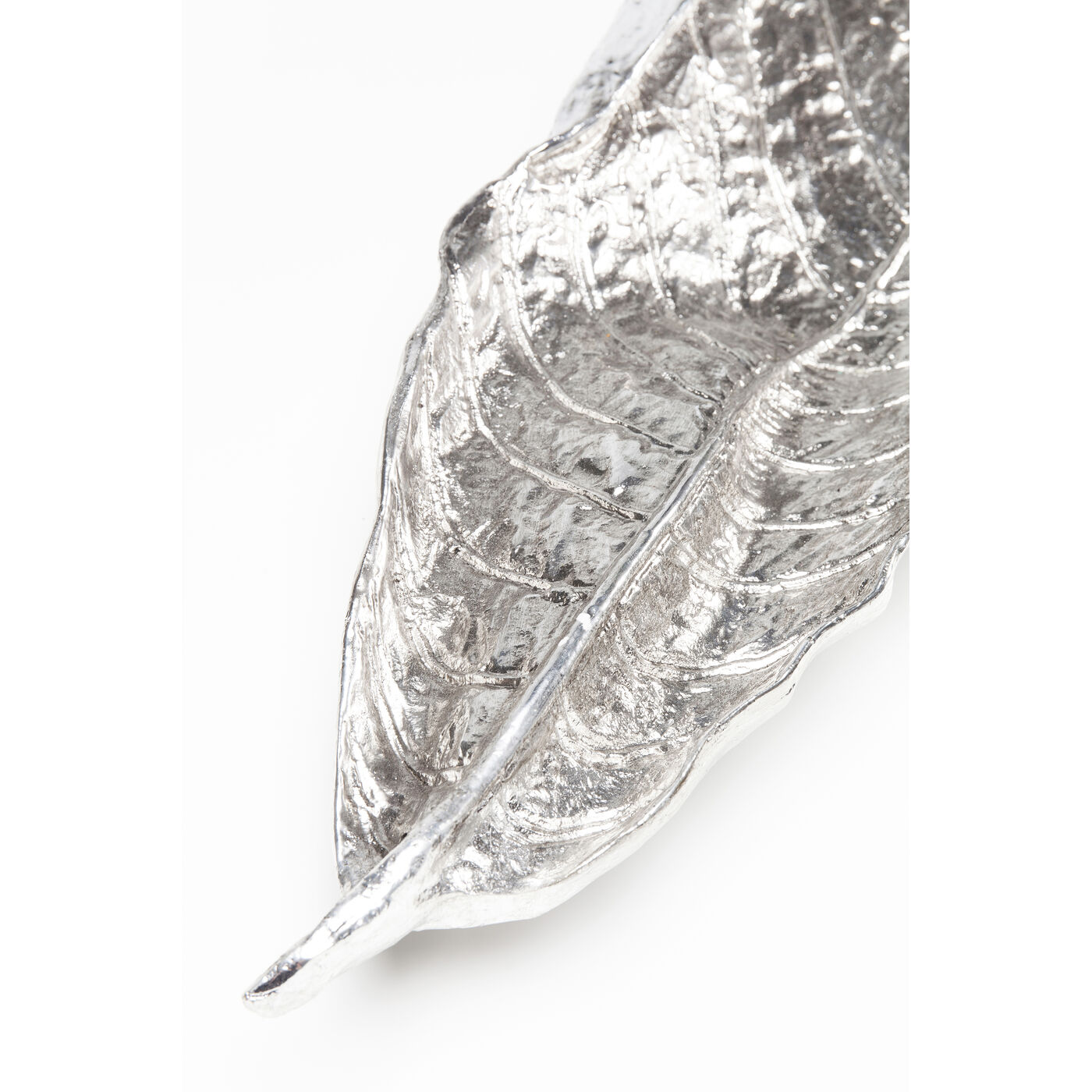 Блюдо декоративное Leaf Chrome Big от KARE Design
