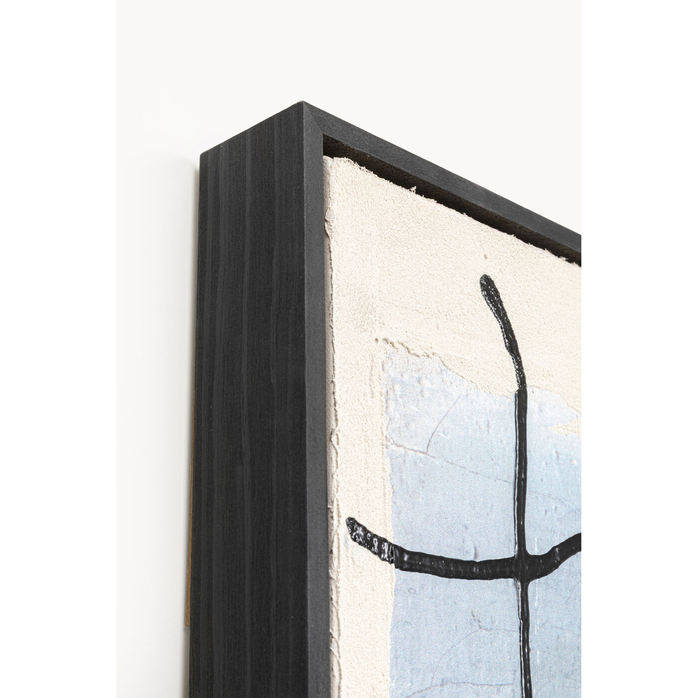 Картина в раме Dust Blue «Абстракция» 55x75 см, Синий от KARE Design