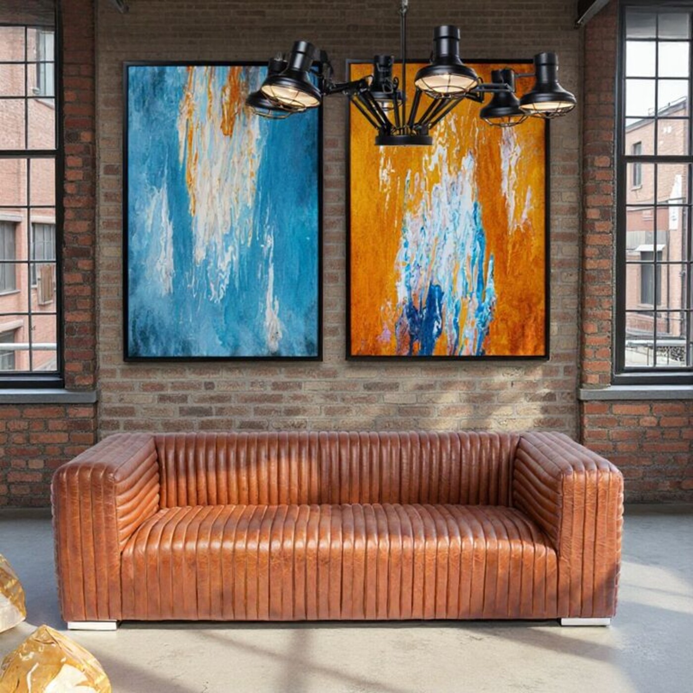 Картина в раме Artistas Orange 80x120cm от KARE Design
