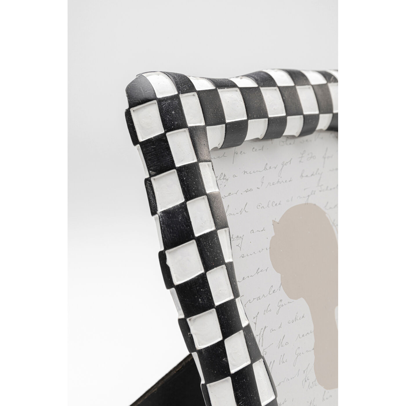 Фоторамка Checker «Шахматная клетка» 13x18 см, Чёрный от KARE Design