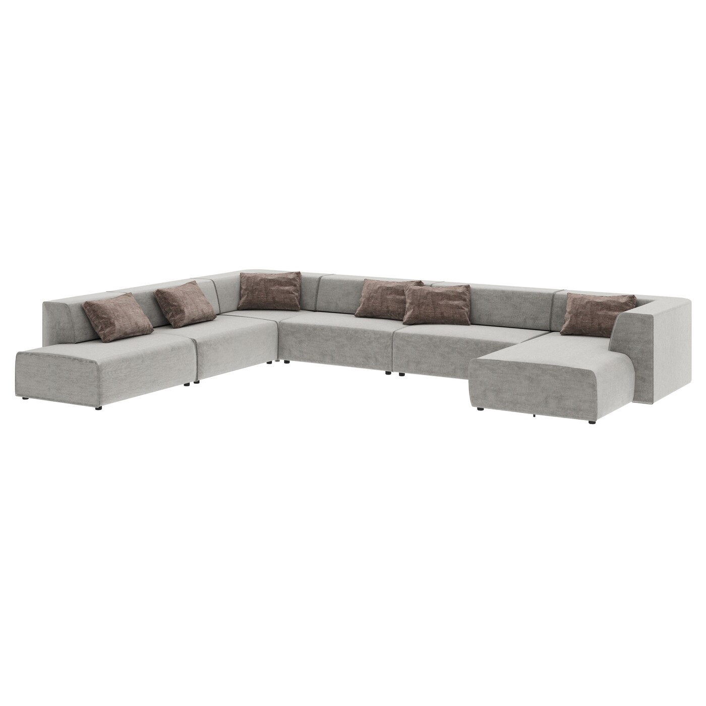 Мягкая зона Infinity Miami Grey 417 см от KARE Design