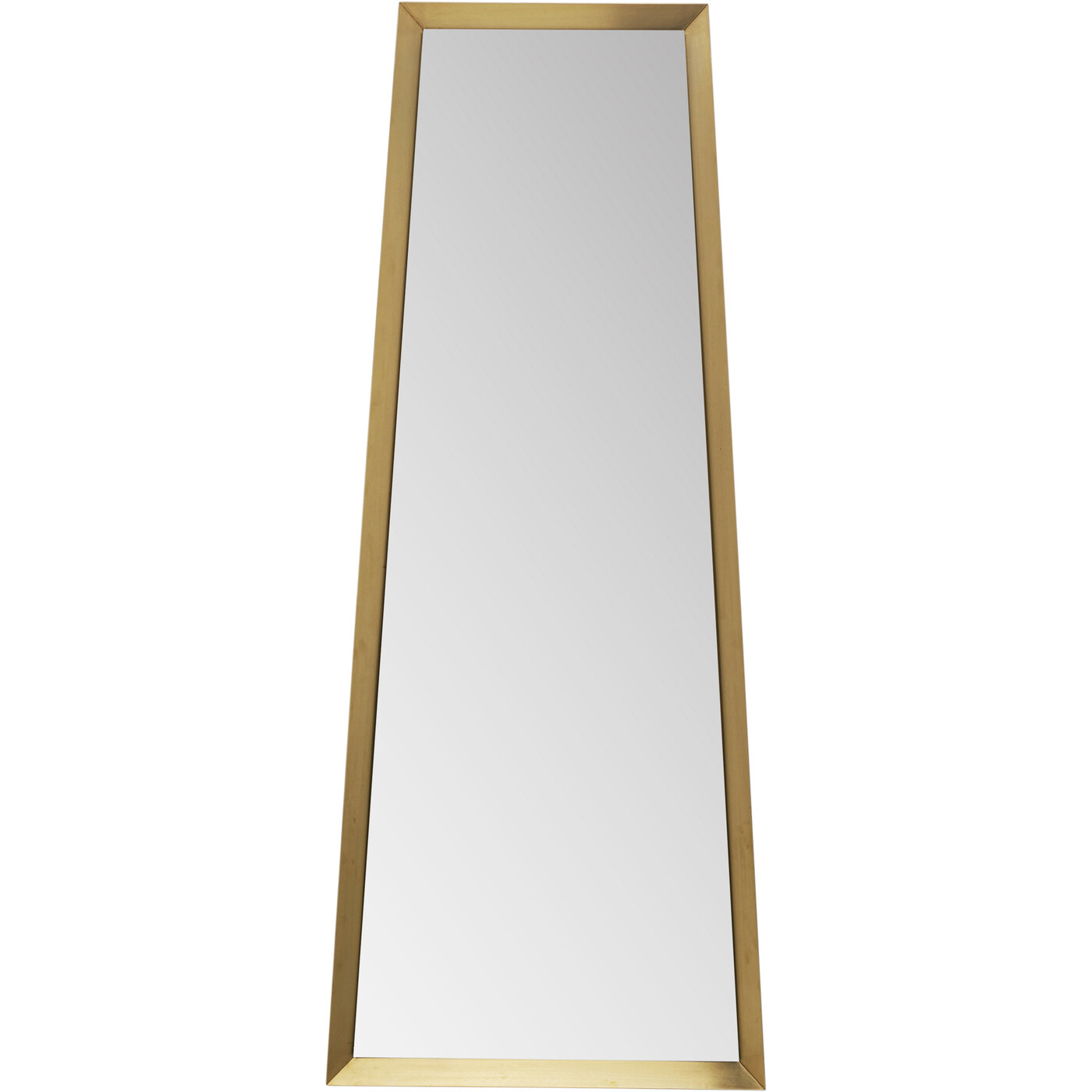 Зеркало настенное Arezzo Brass Trapez 65(45)x160 см от KARE Design