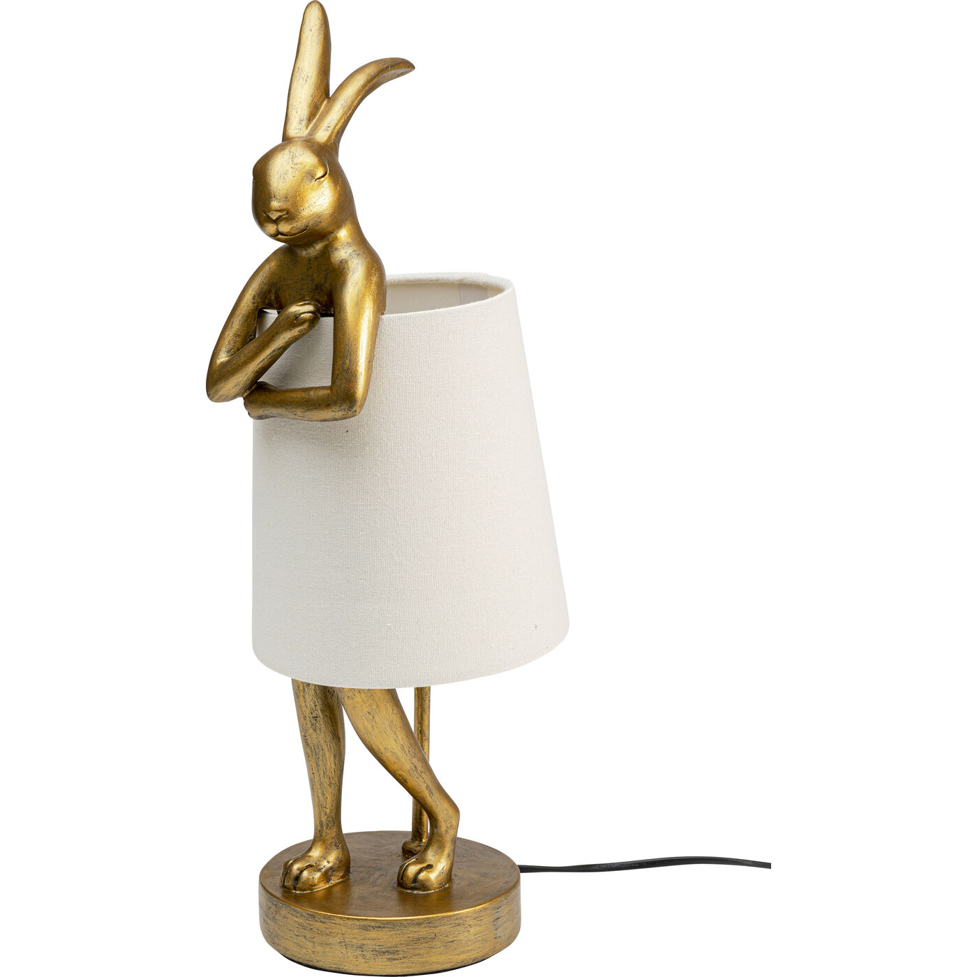 Светильник настольный Animal Rabbit Gold/White 50 см от KARE Design