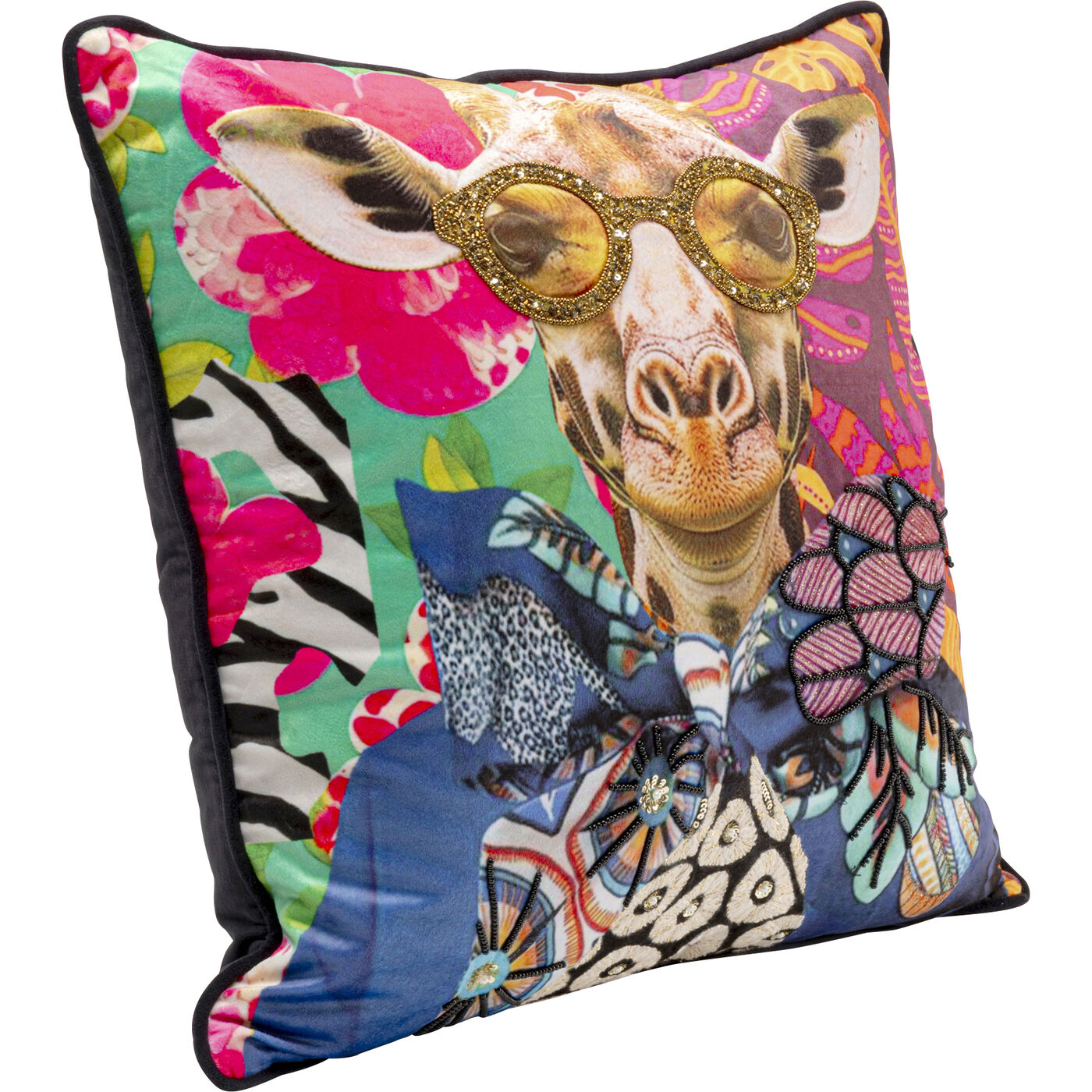 Подушка Fantasy Giraffe «Жираф фантазия» 45x45 см от KARE Design