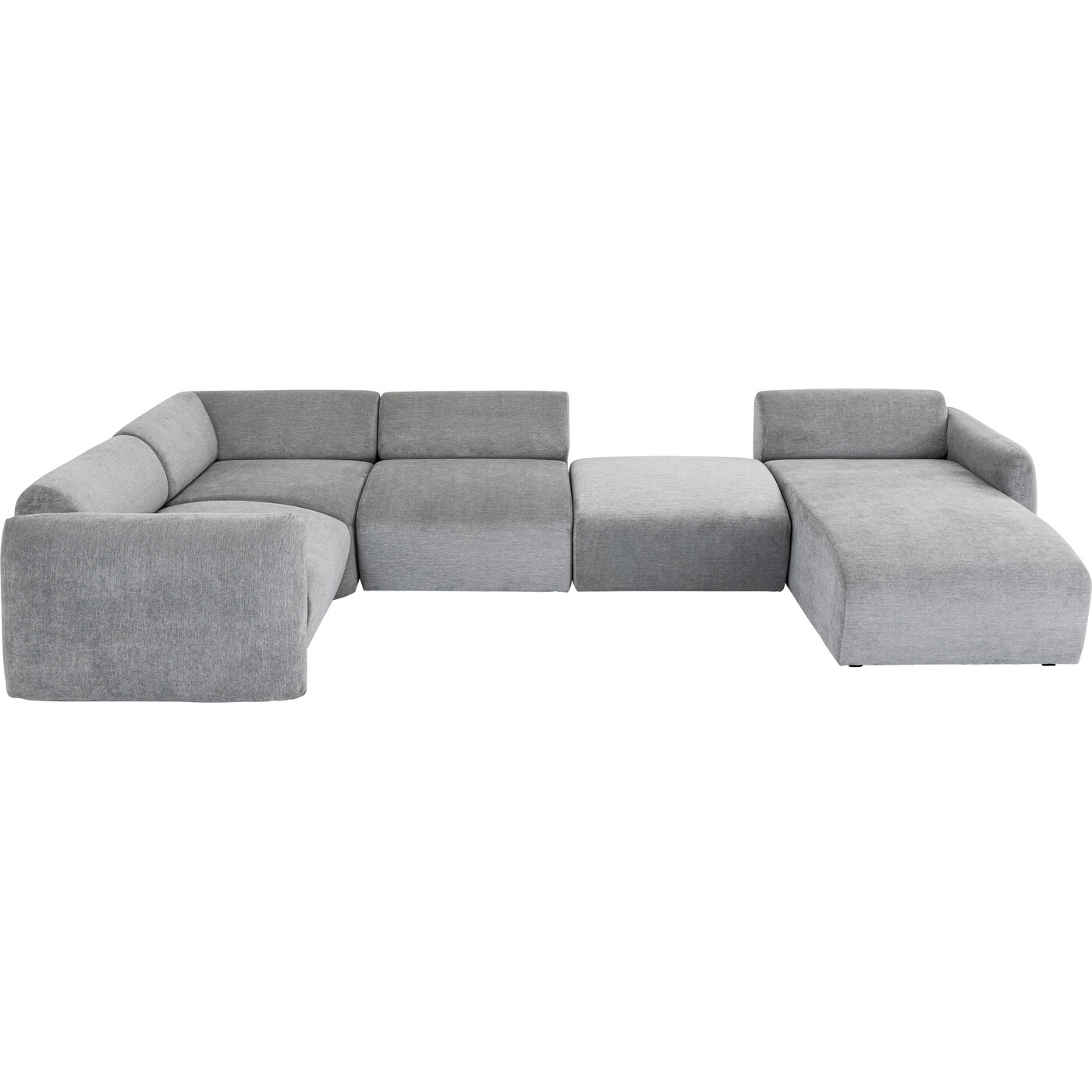 Диван правосторонний модульный 2 Lucca Grey Right 328 см от KARE Design