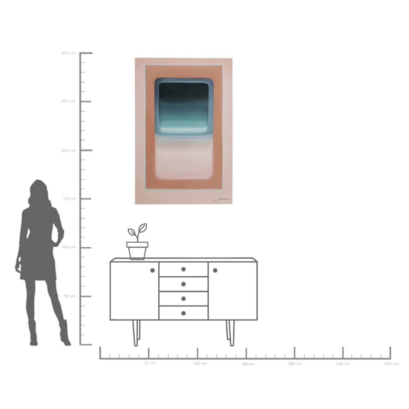 Картина Tendency Pastell «Пастельная абстракция» 150x100 см от KARE Design