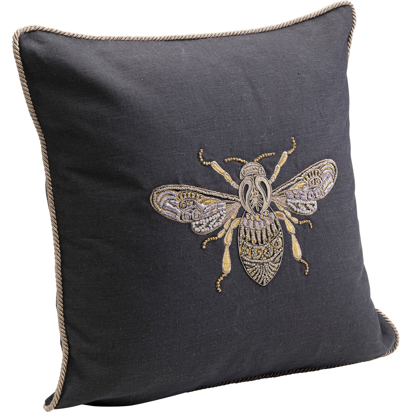 Подушка Glitter Bee «Блестящая пчела» 40x40 см от KARE Design