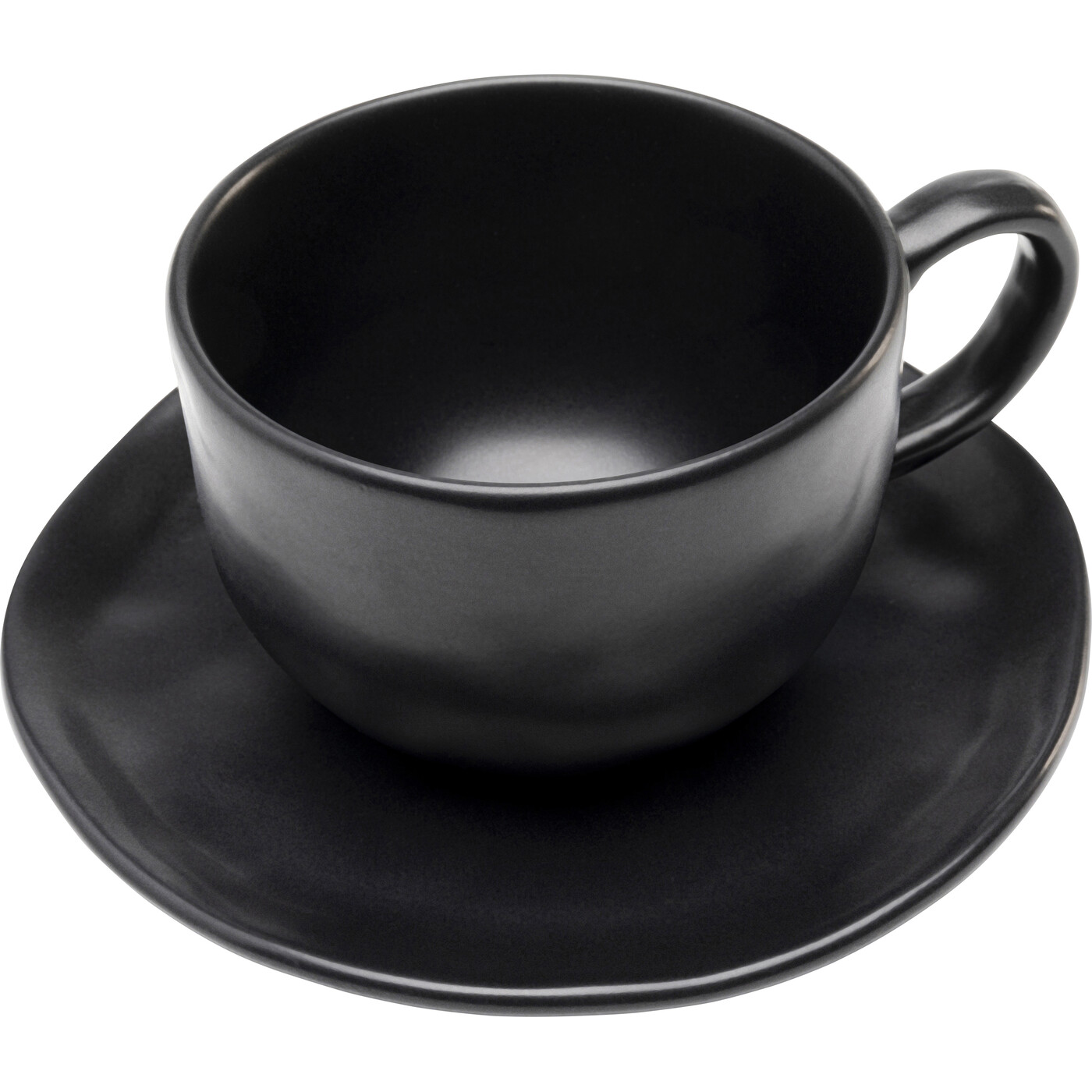Чашка кофейная Organic «Органик» (набор из 2 шт.), Чёрный от KARE Design