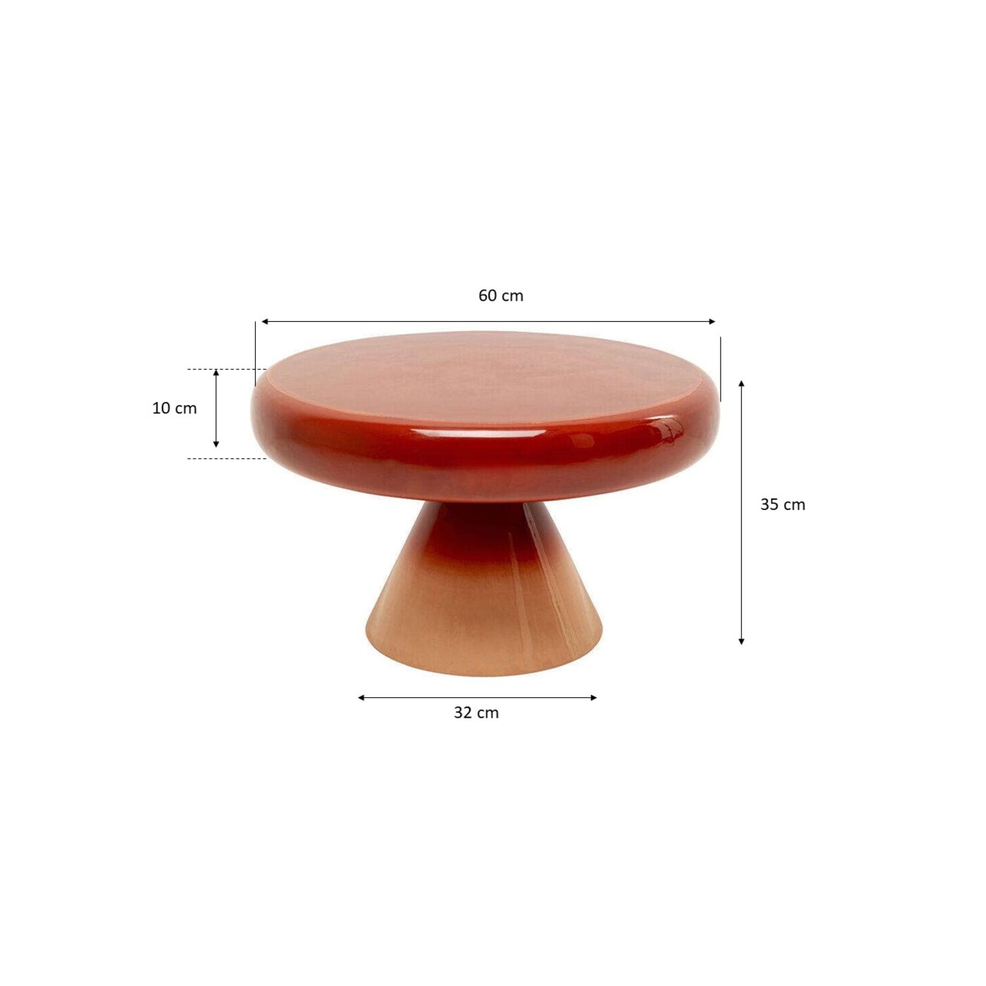 Стол кофейный Rici Ø60cm от KARE Design