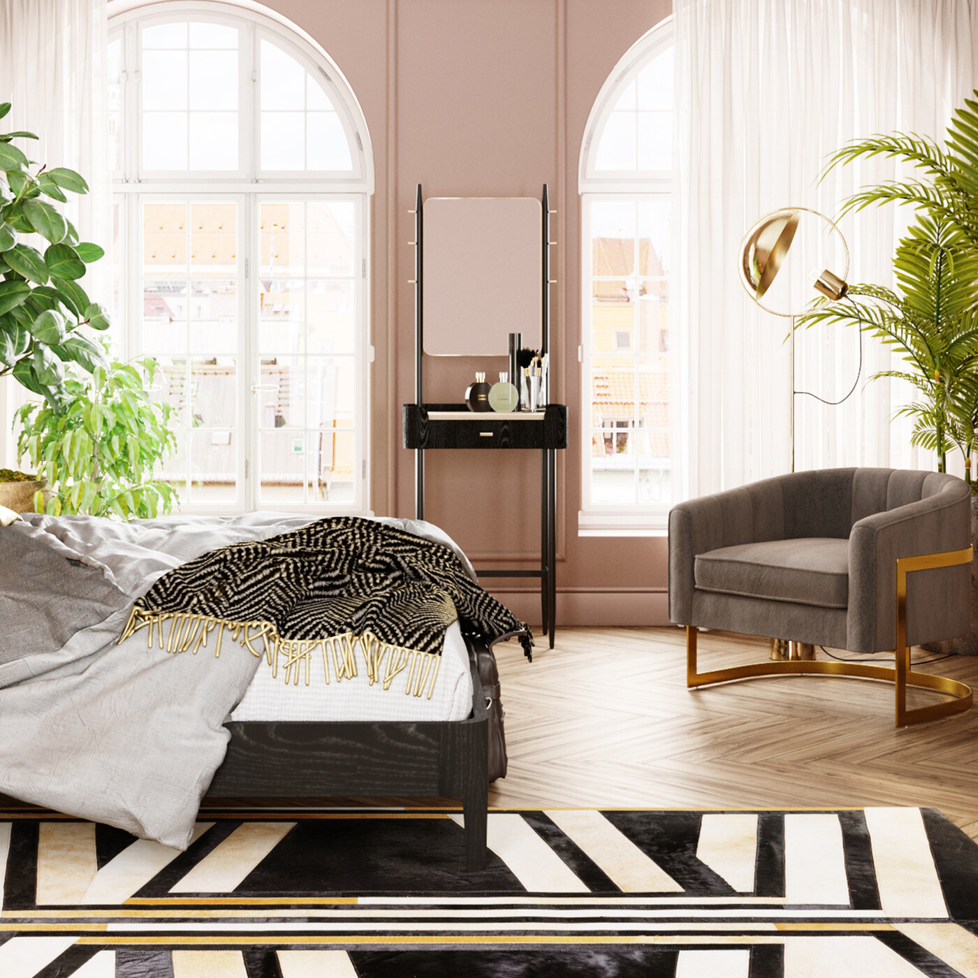 Вешалка с зеркалом Milano от KARE Design