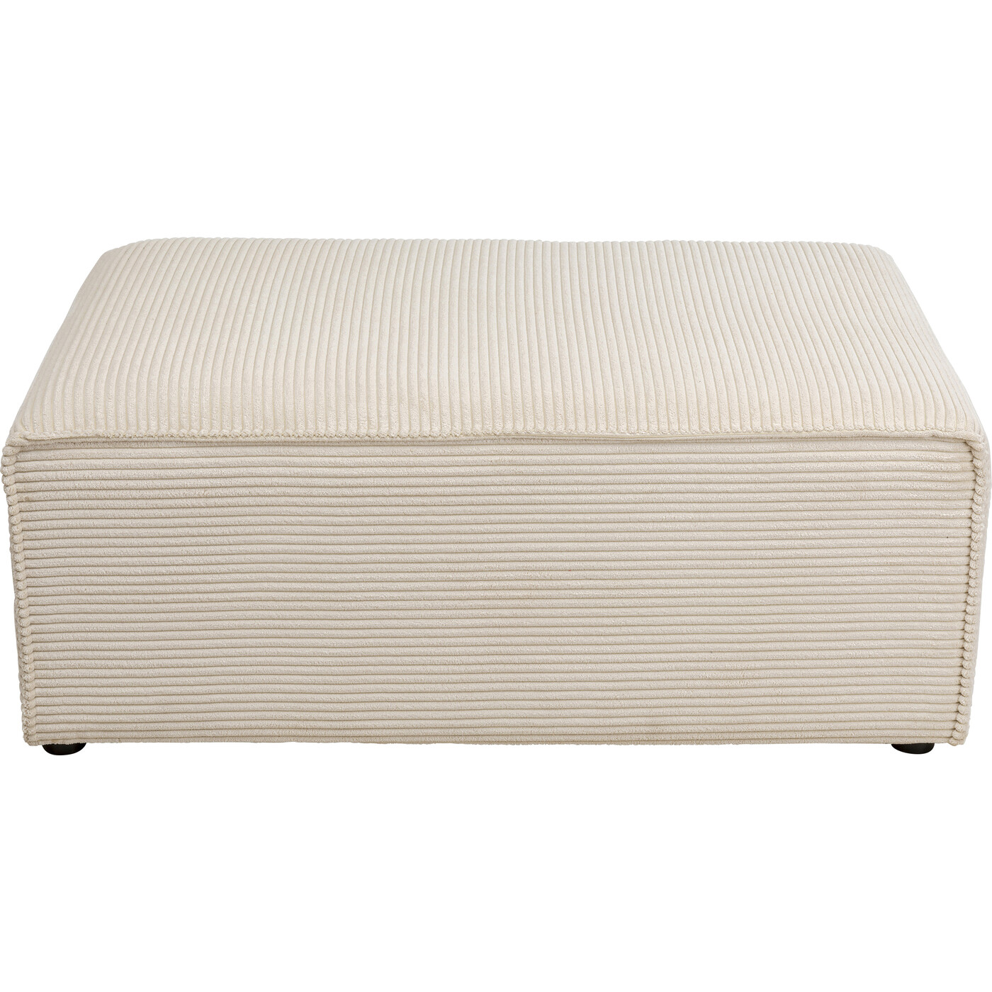 Диван правосторонний угловой Infinity Ottomane Cord Creme Right от KARE Design