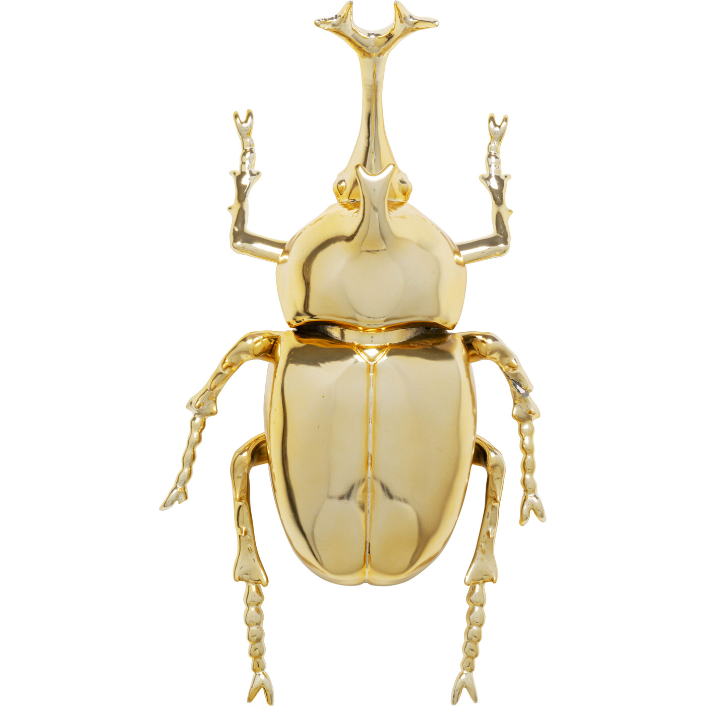 Украшение настенное Stag Beetle «Жук-олень» 41 см, Золотой от KARE Design