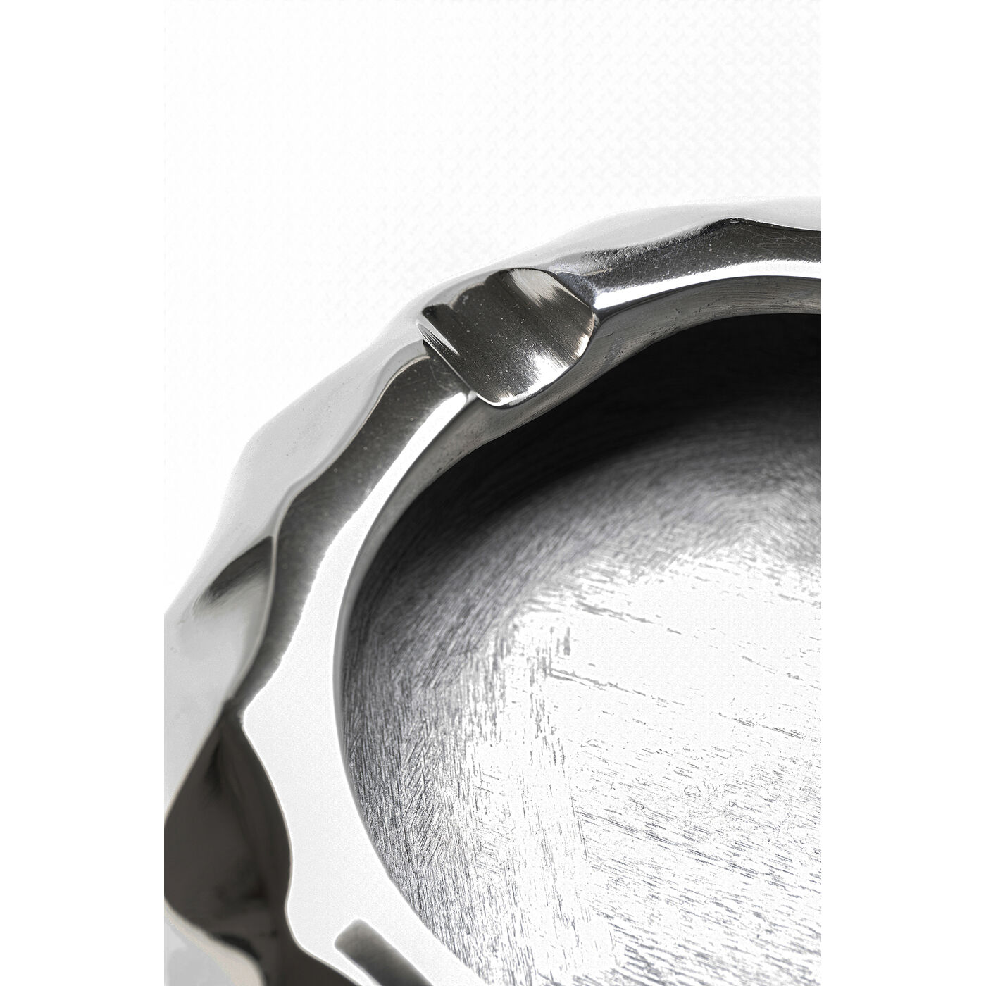 Пепельница Avantgard «Авангард» Ø15 см, Серебряный от KARE Design