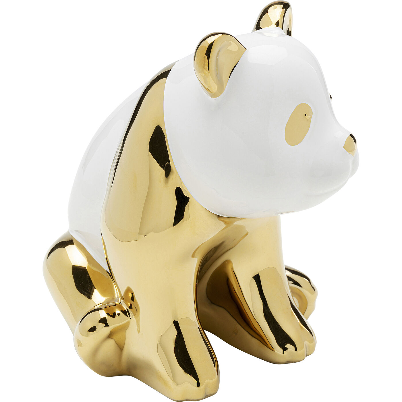 Фигура декоративная Sitting Panda «Сидящая панда» 18 см, Золотой от KARE Design