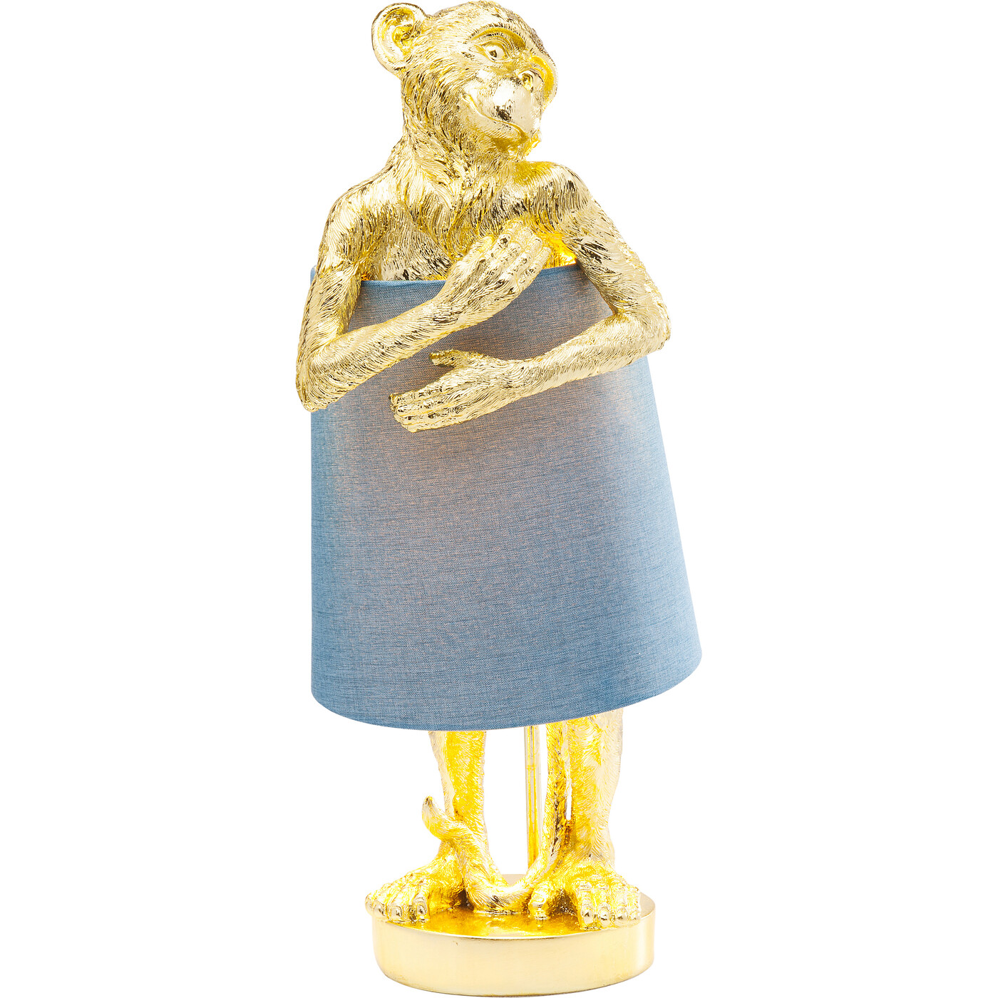 Светильник настольный Animal Monkey Gold Blue от KARE Design