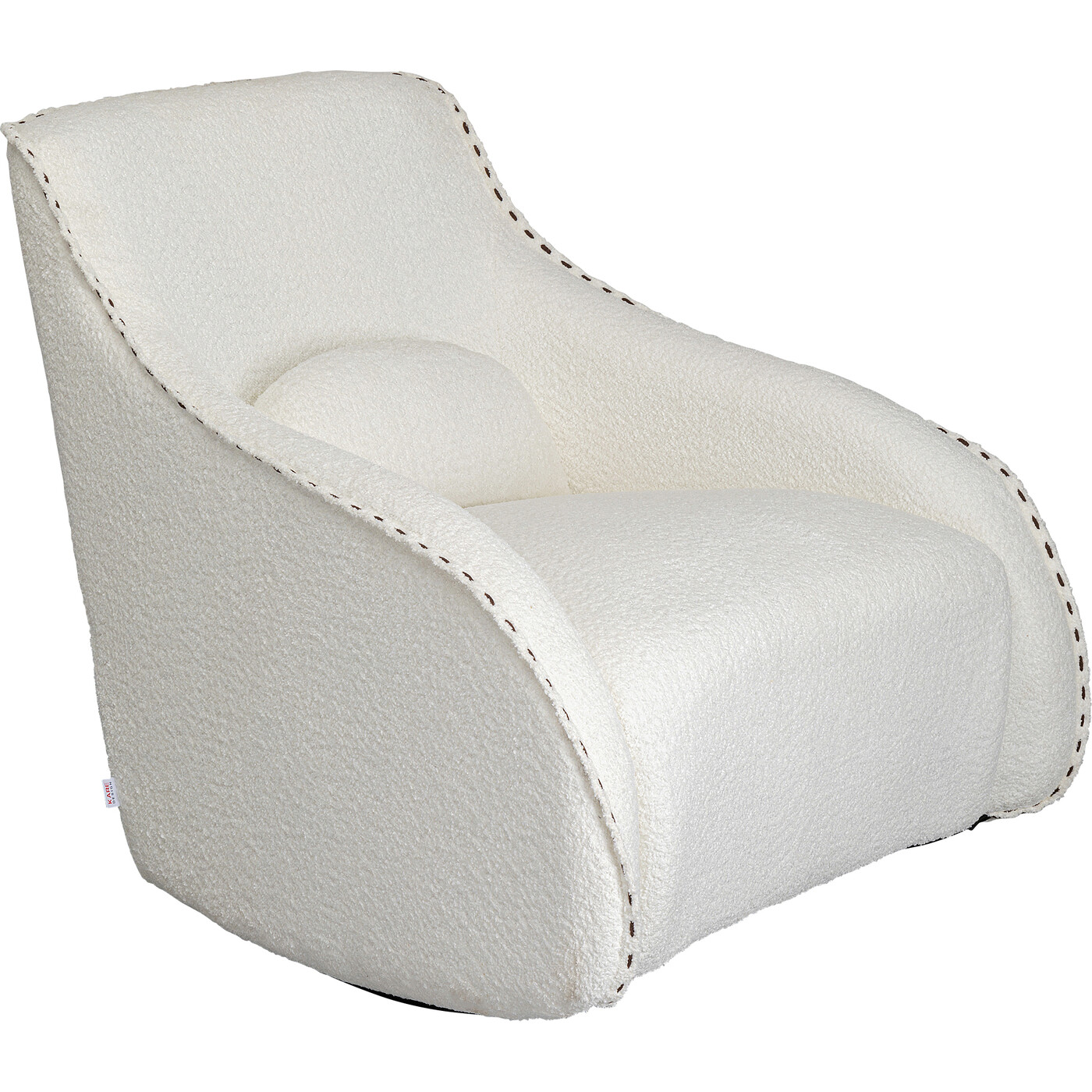 Кресло-качалка Swing Ritmo Boucle Cream от KARE Design
